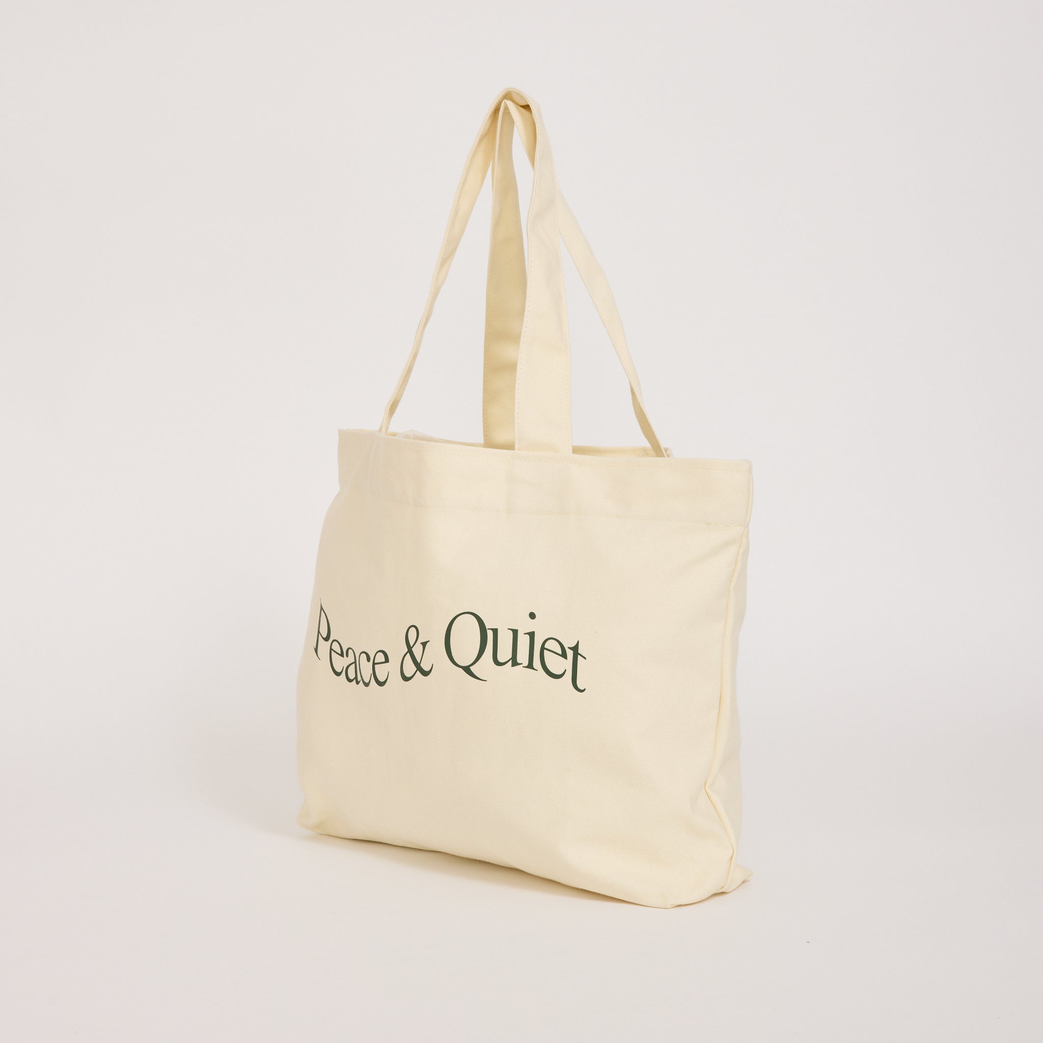 Wordmark Pigment Dyed Tote Bag Bone