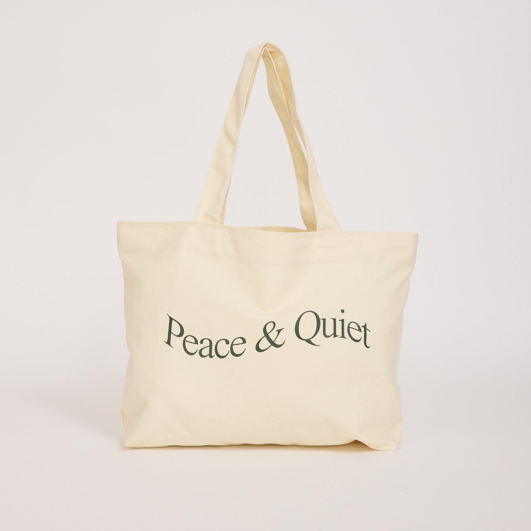 Wordmark Pigment Dyed Tote Bag Bone