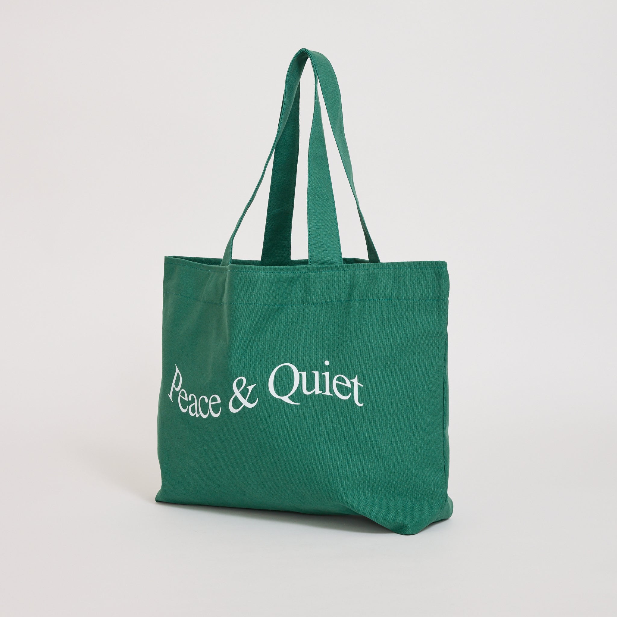 Wordmark Pigment Dyed Tote Bag Forest