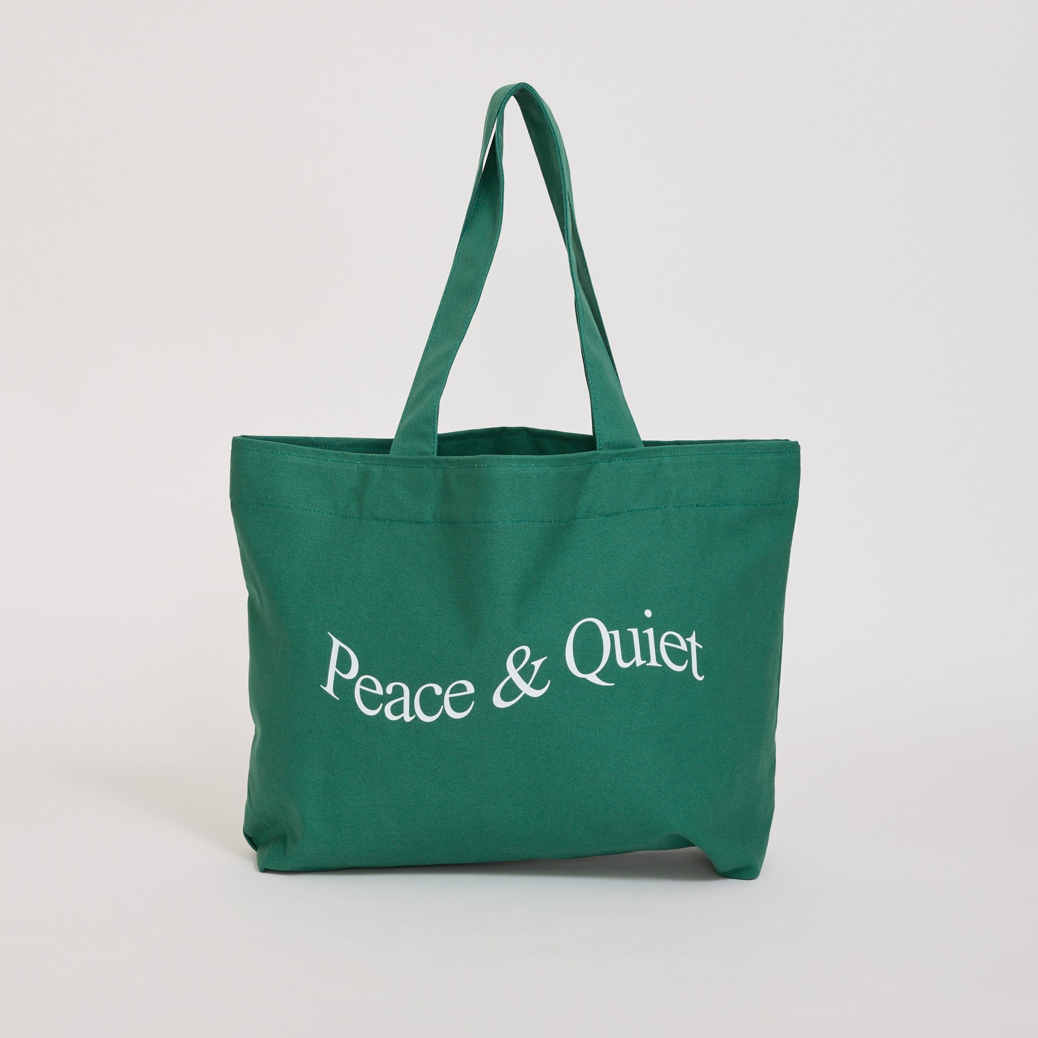 Wordmark Pigment Dyed Tote Bag Forest