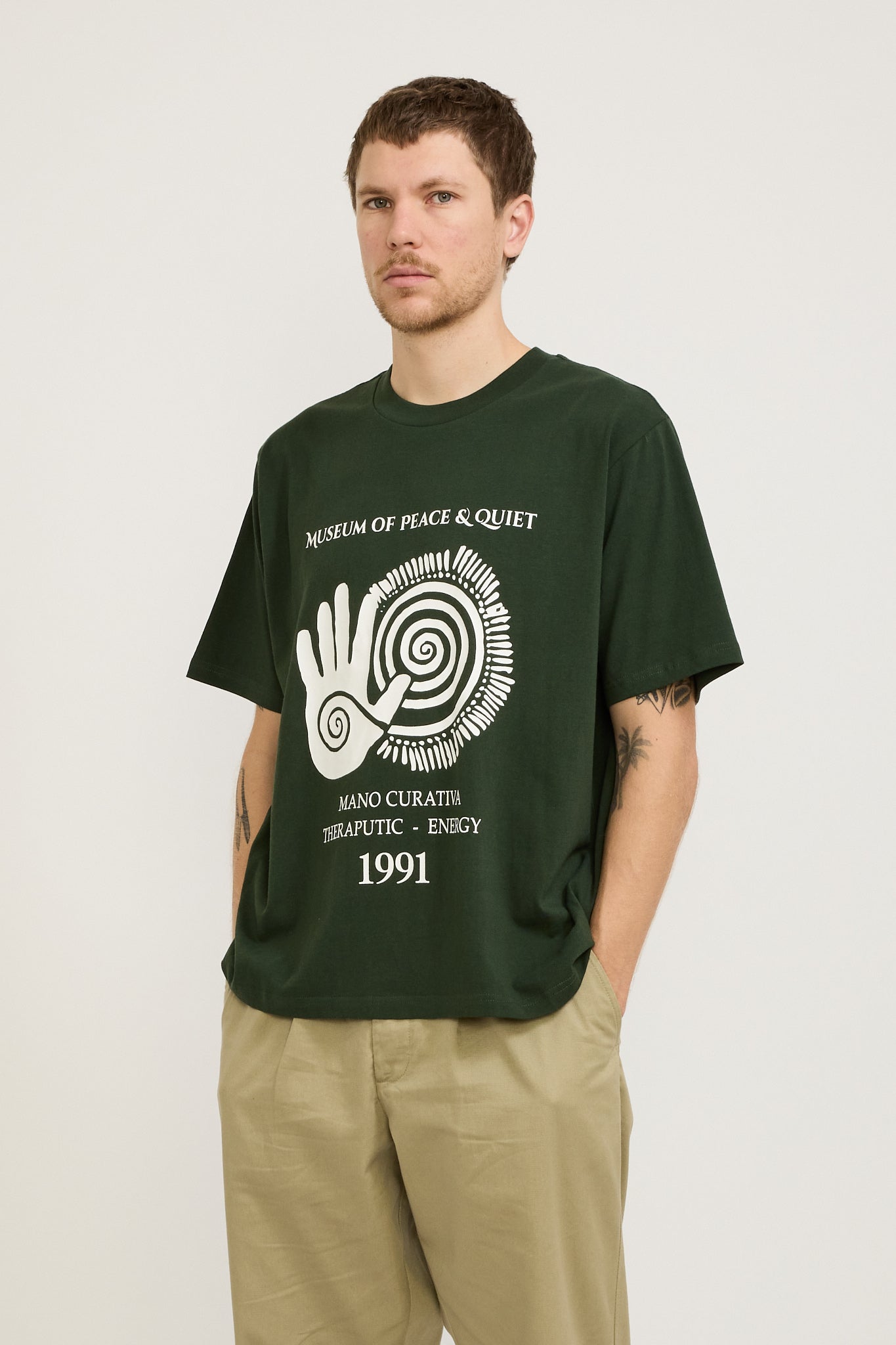 Museum of Peace & Quiet | Mano Curativa T-Shirt Forest | Maplestore