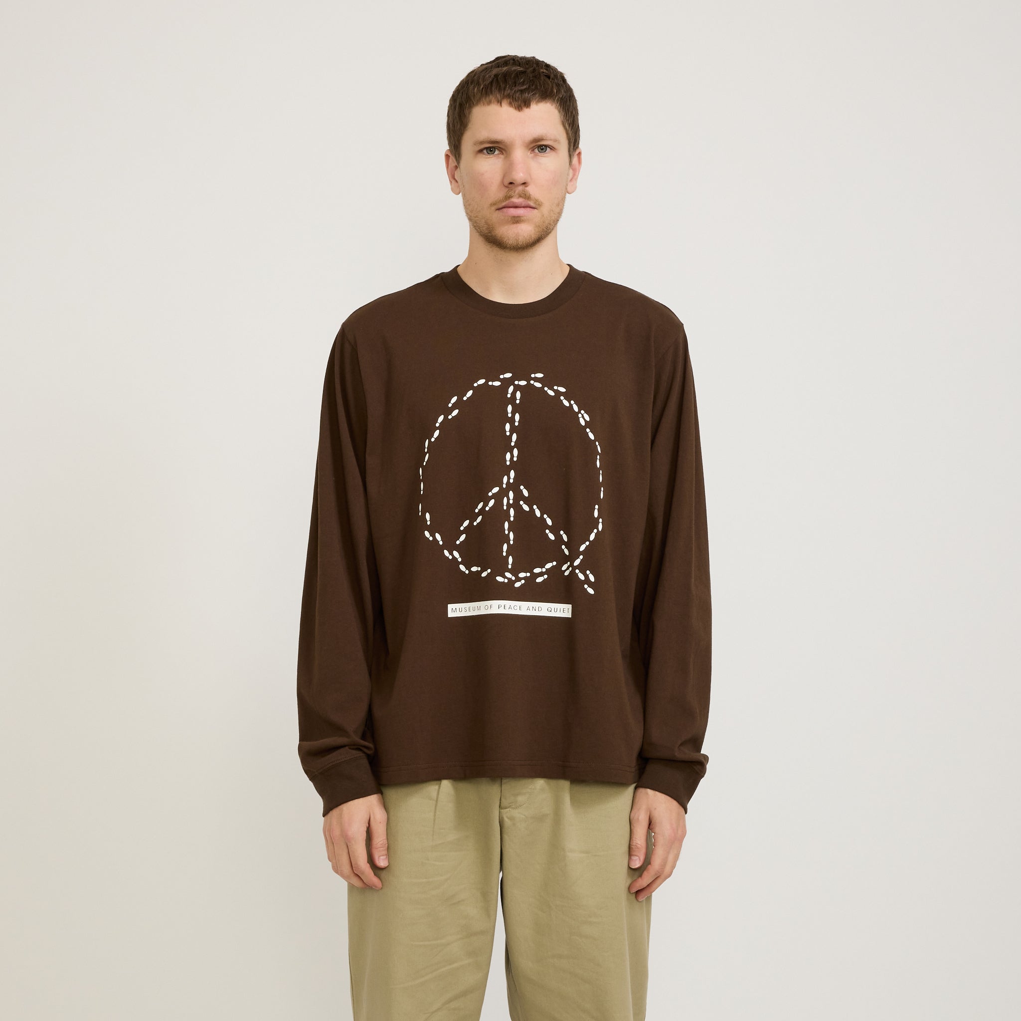 Peaceful Path L/S T-Shirt Brown