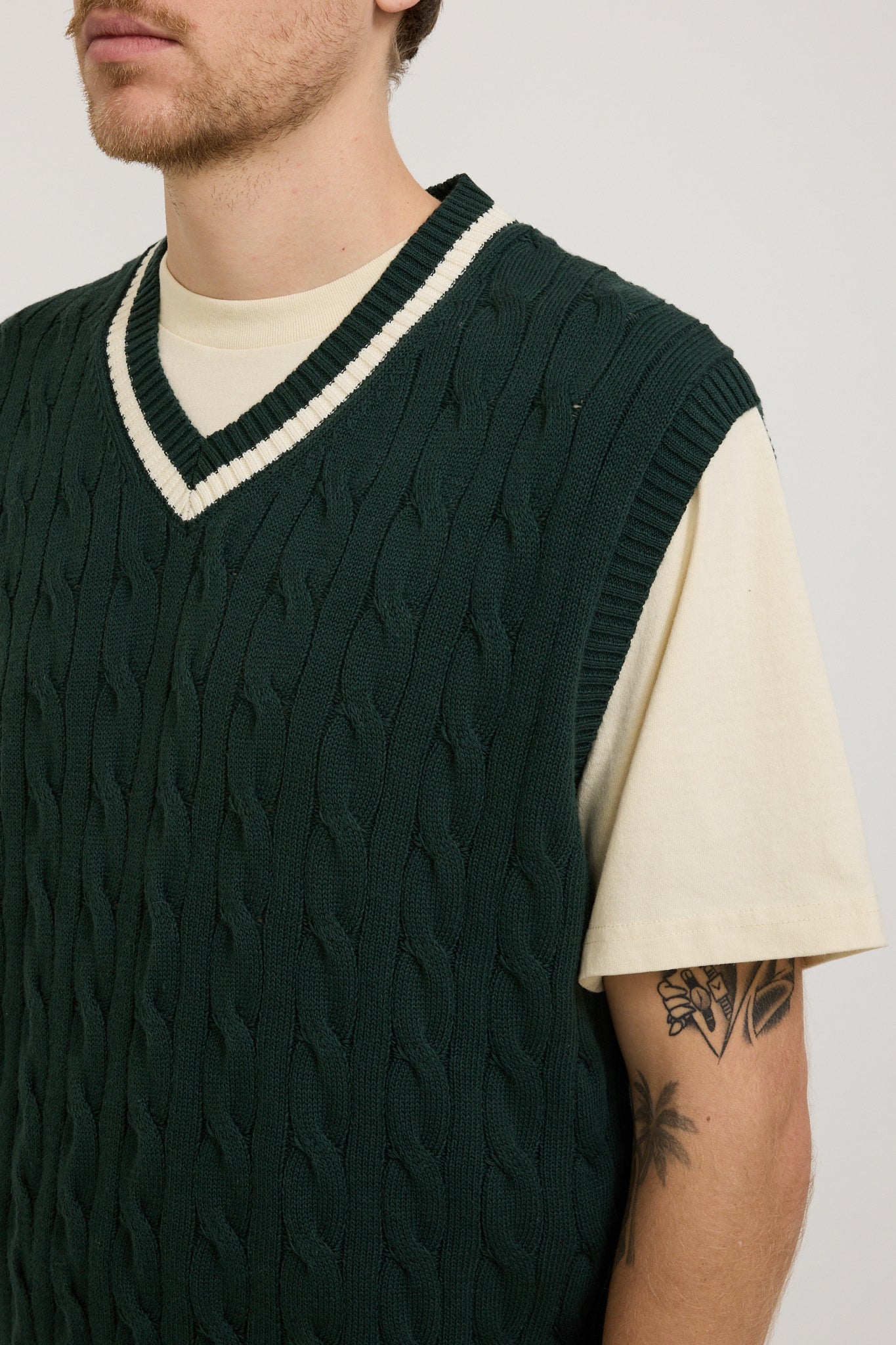 Museum of Peace & Quiet | School House Knit Vest Forest | Maplestore