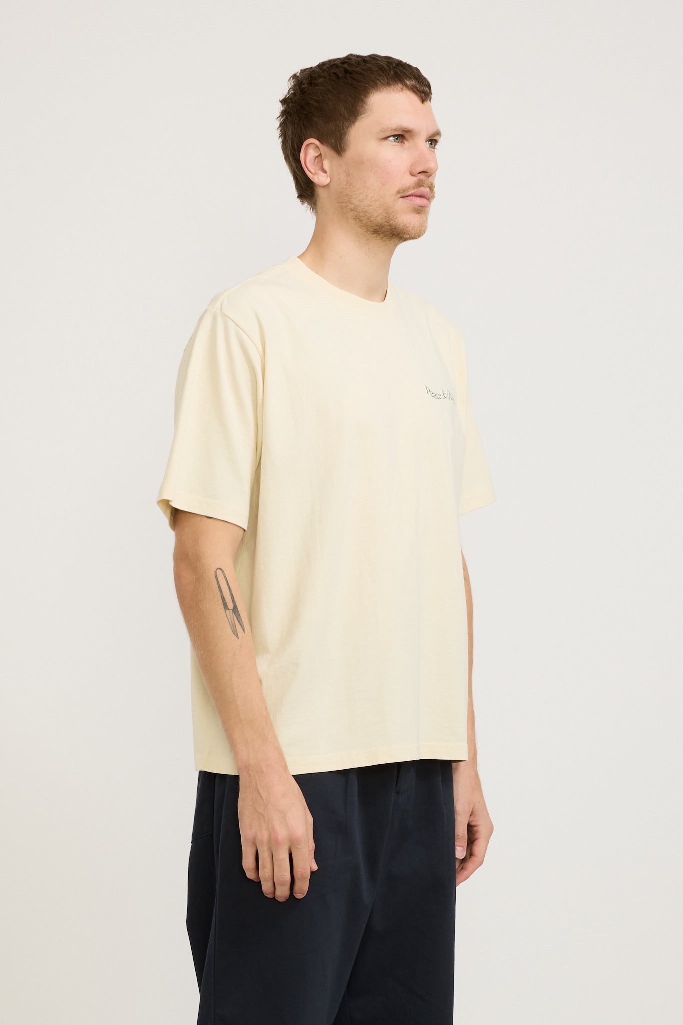 Museum of Peace & Quiet | Wordmark T-Shirt Bone | Maplestore