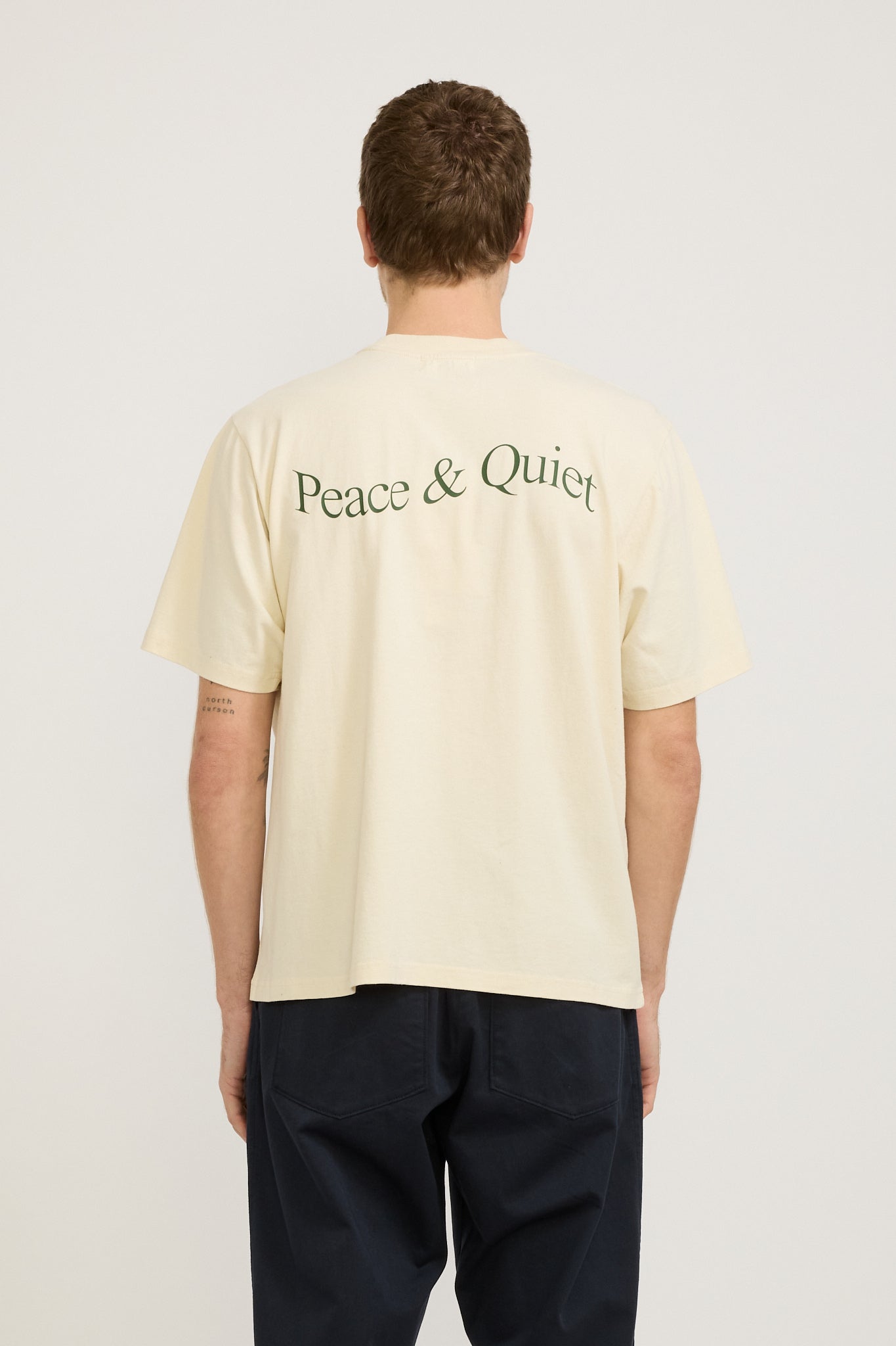 Museum of Peace & Quiet | Wordmark T-Shirt Bone | Maplestore