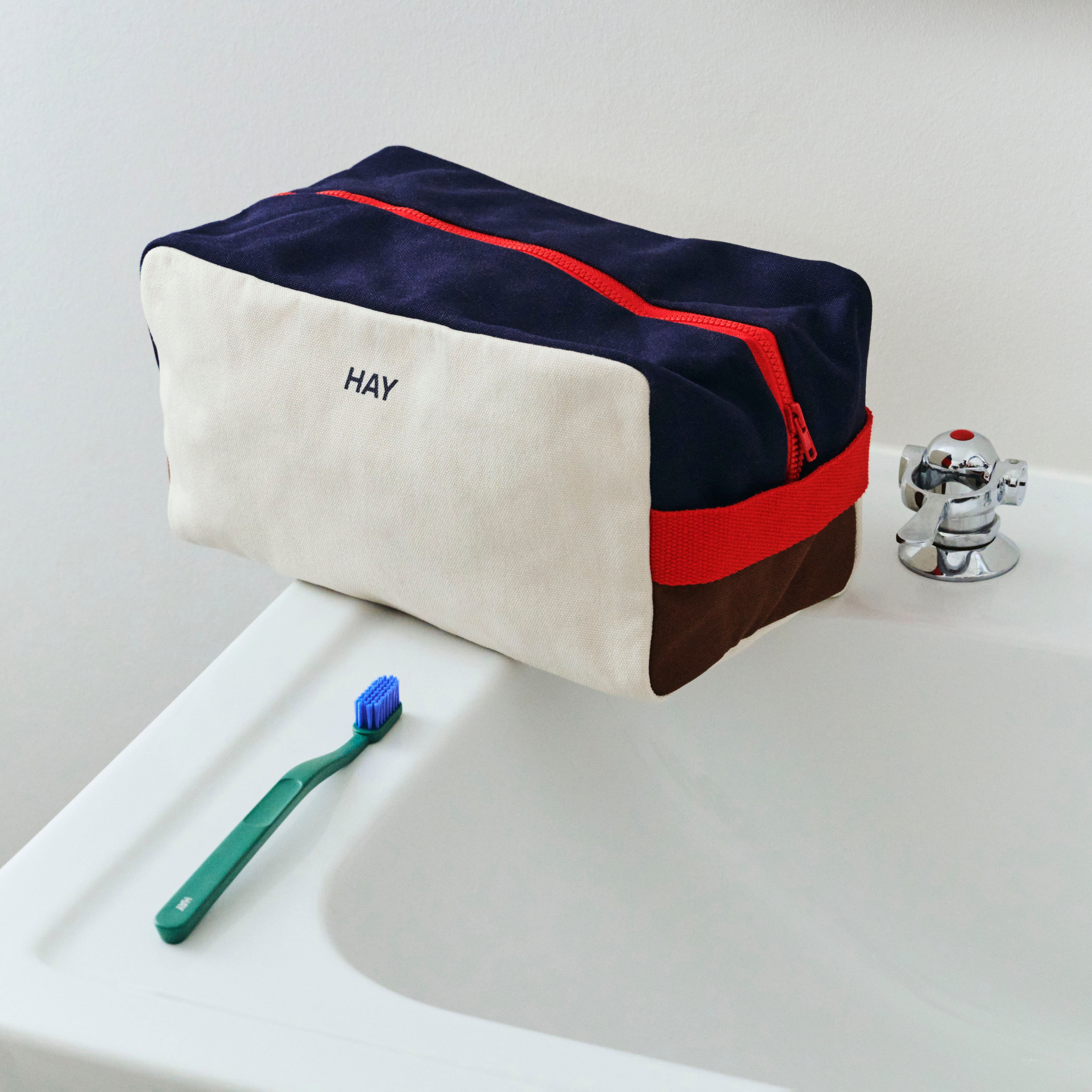 Multi Wash Bag Medium Cream