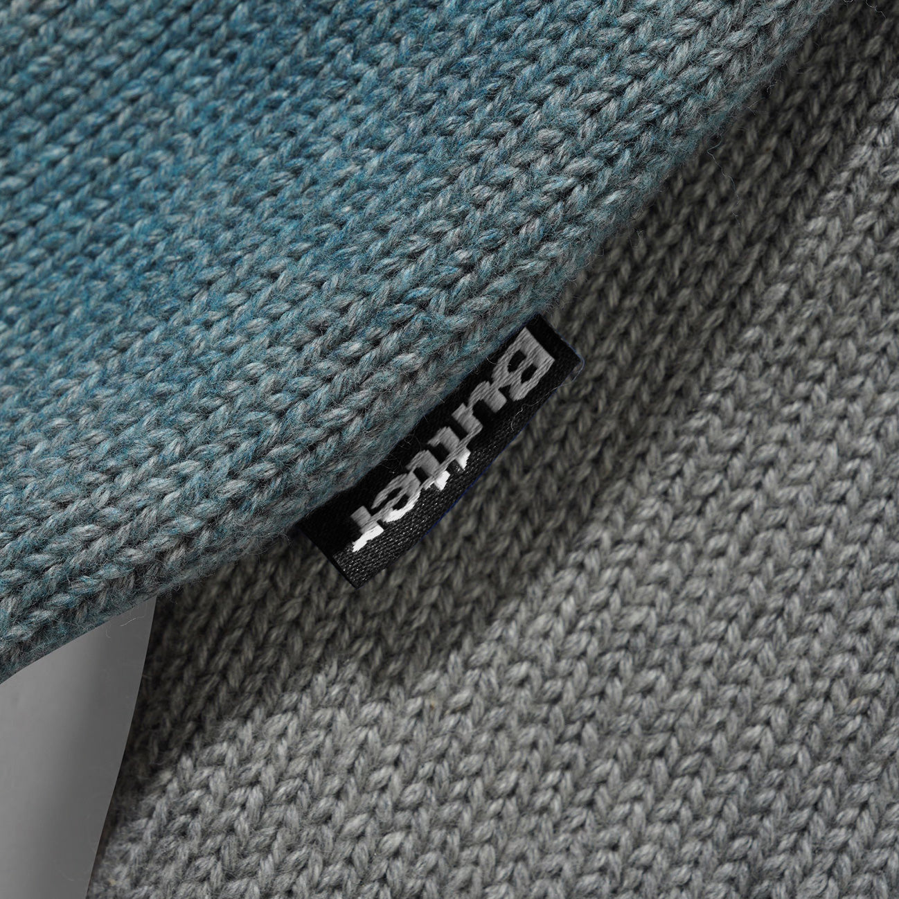 Mustang Zip-Thru Knit Sweater Grey
