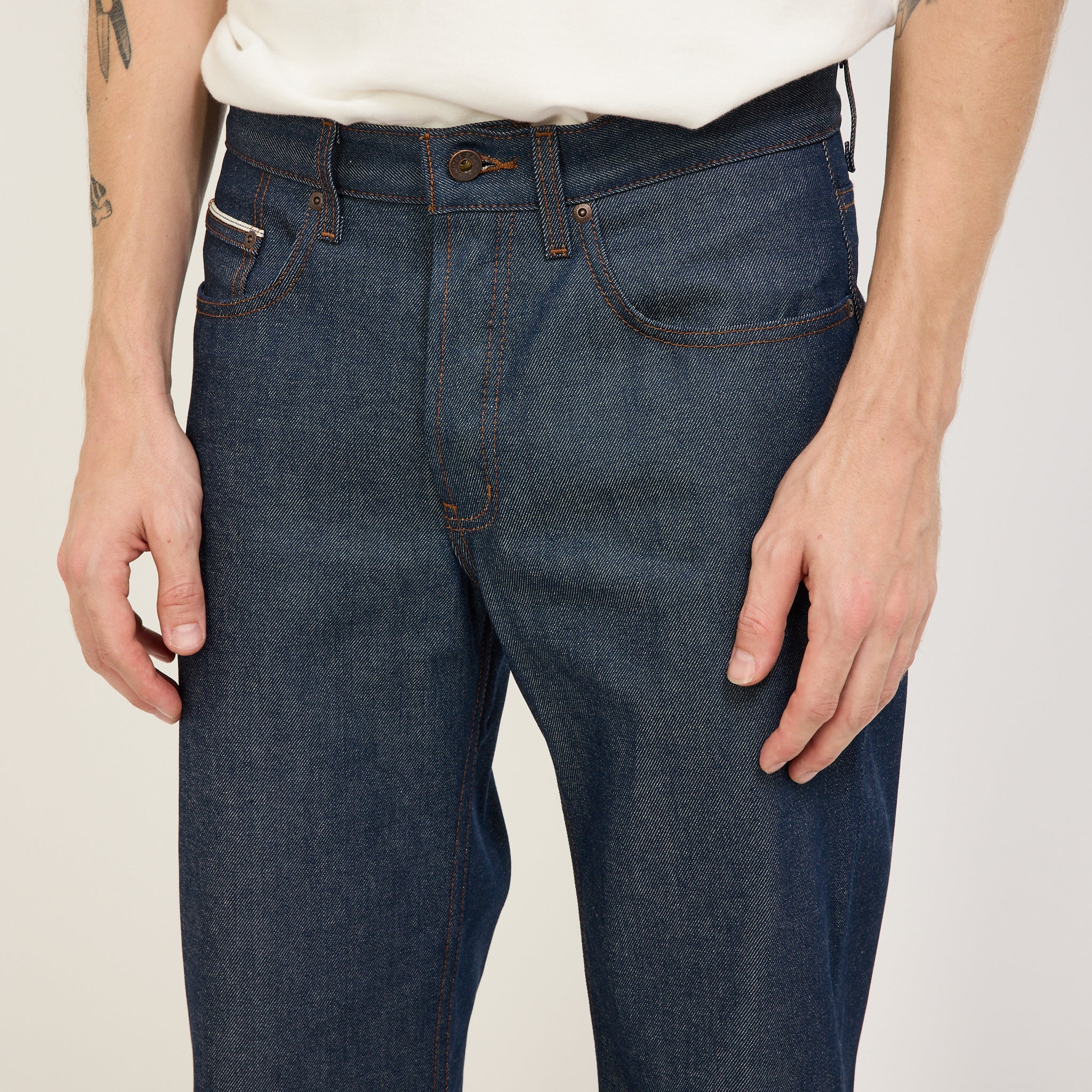 Naked & Famous | Strong Guy Natural Indigo Selvedge | Maplestore