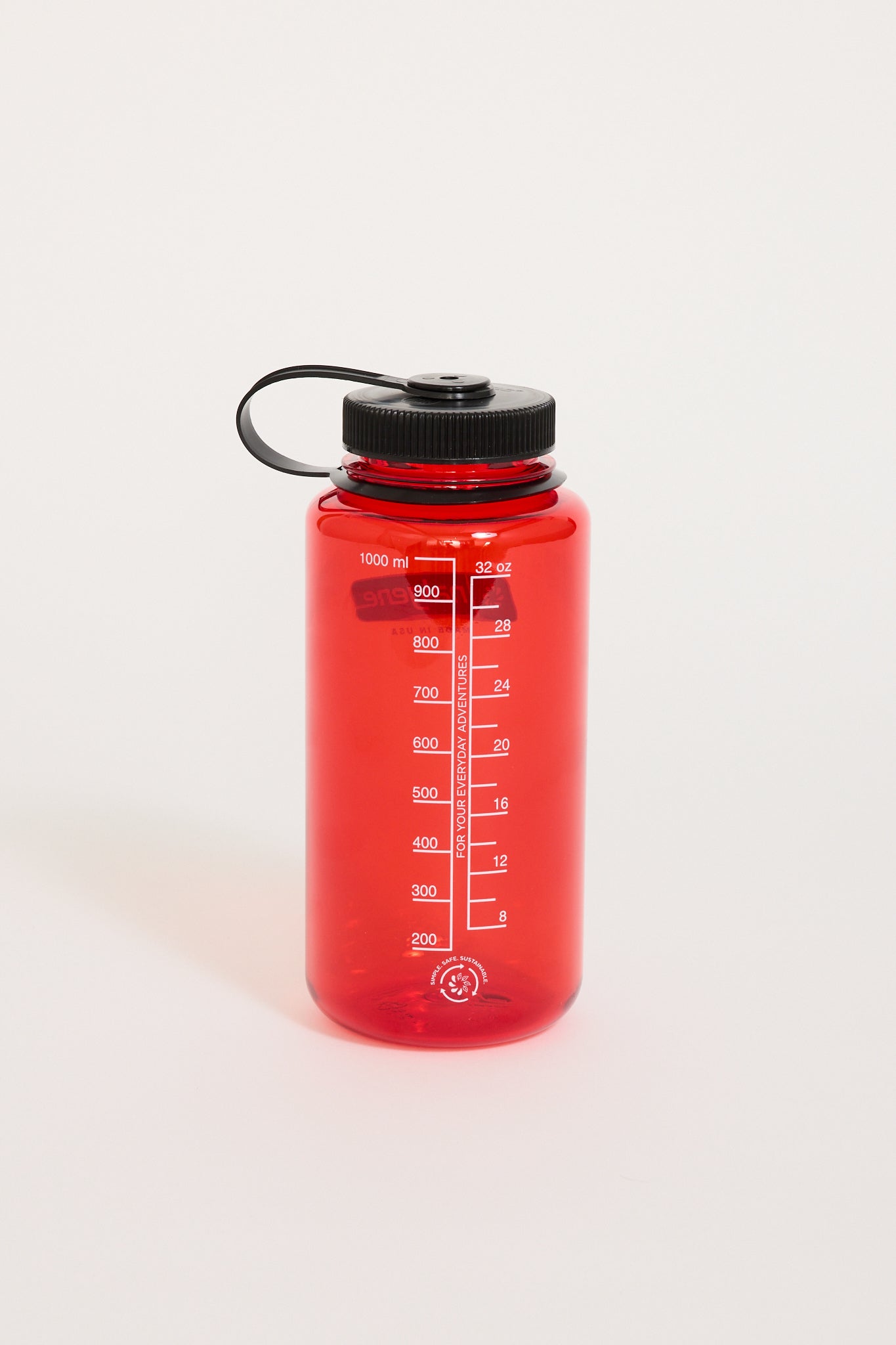 Wide Mouth Sustain Bottle 1000ml Red