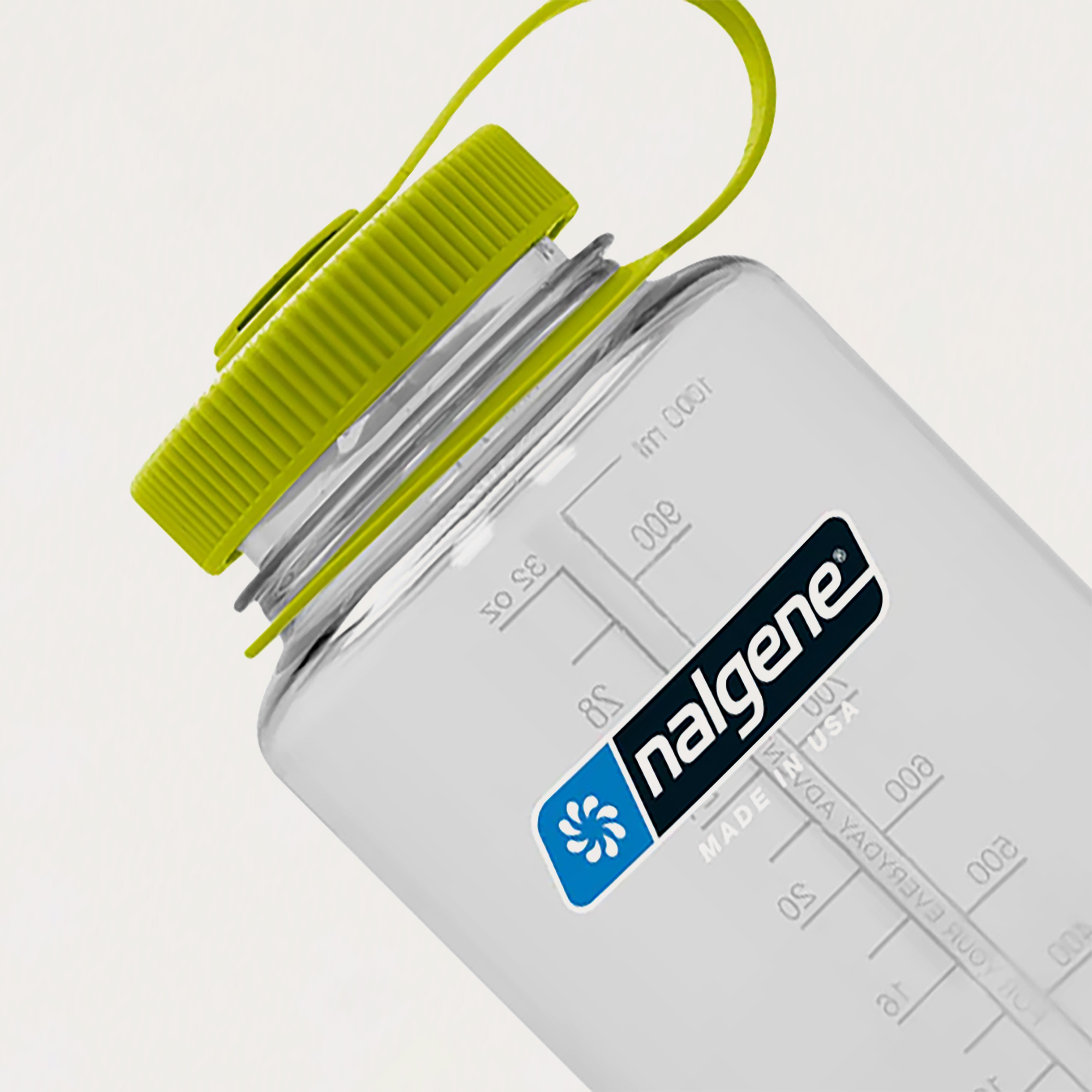 Nalgene | Wide Mouth Sustain Bottle 1000ml Clear | Maplestore