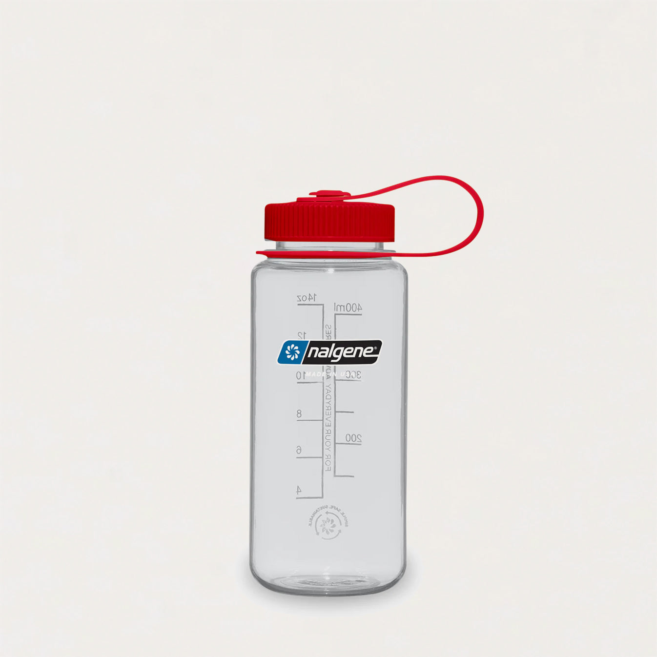 Nalgene | Wide Mouth Sustain Bottle 500ml Clear | Maplestore