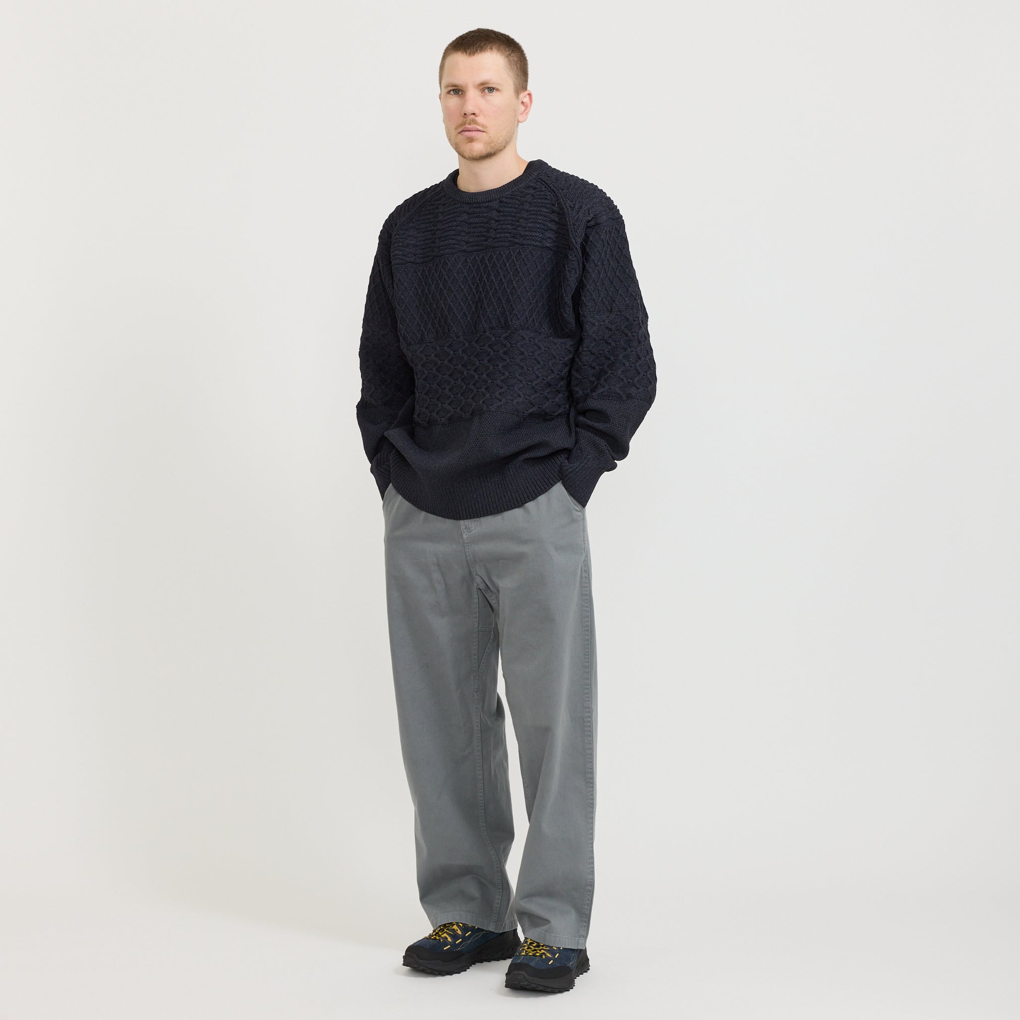 Crew Neck Sweater Dark Navy