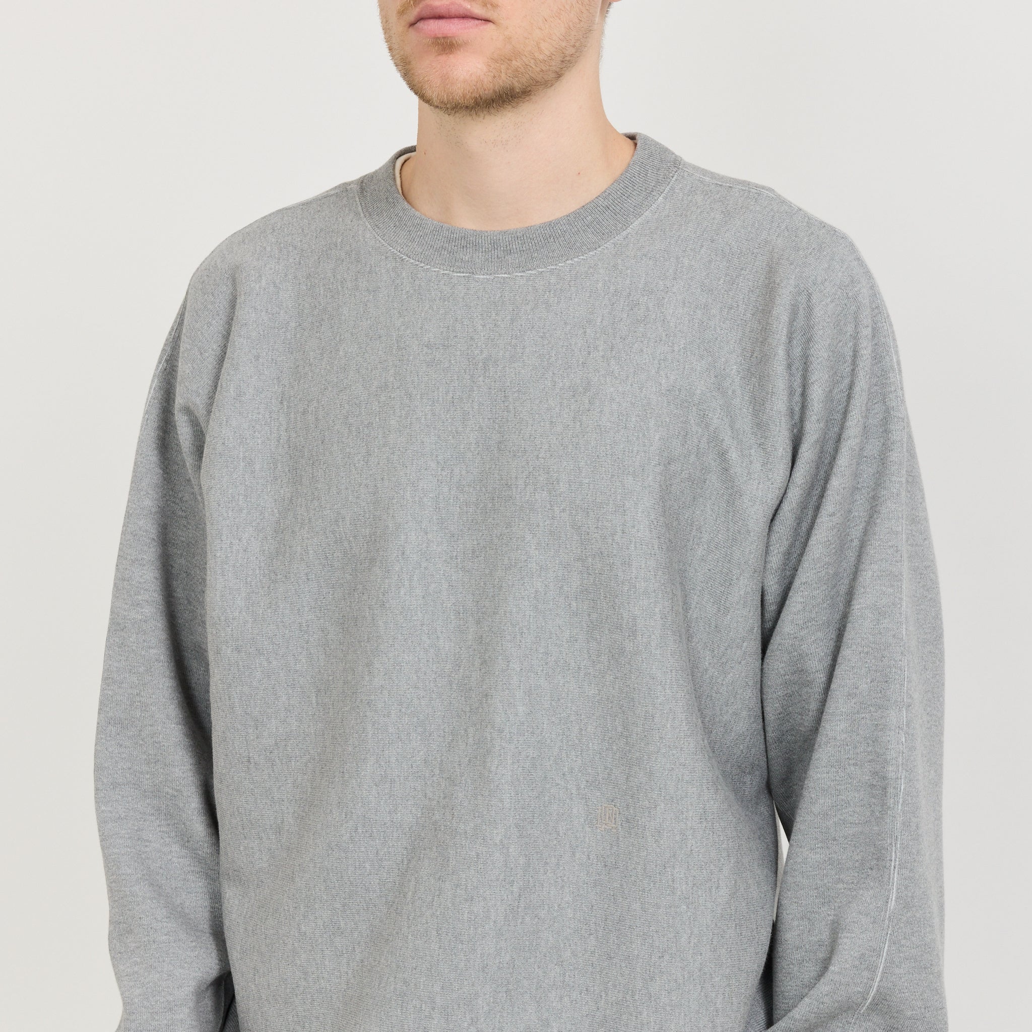 Crew Neck Sweat Heather Grey