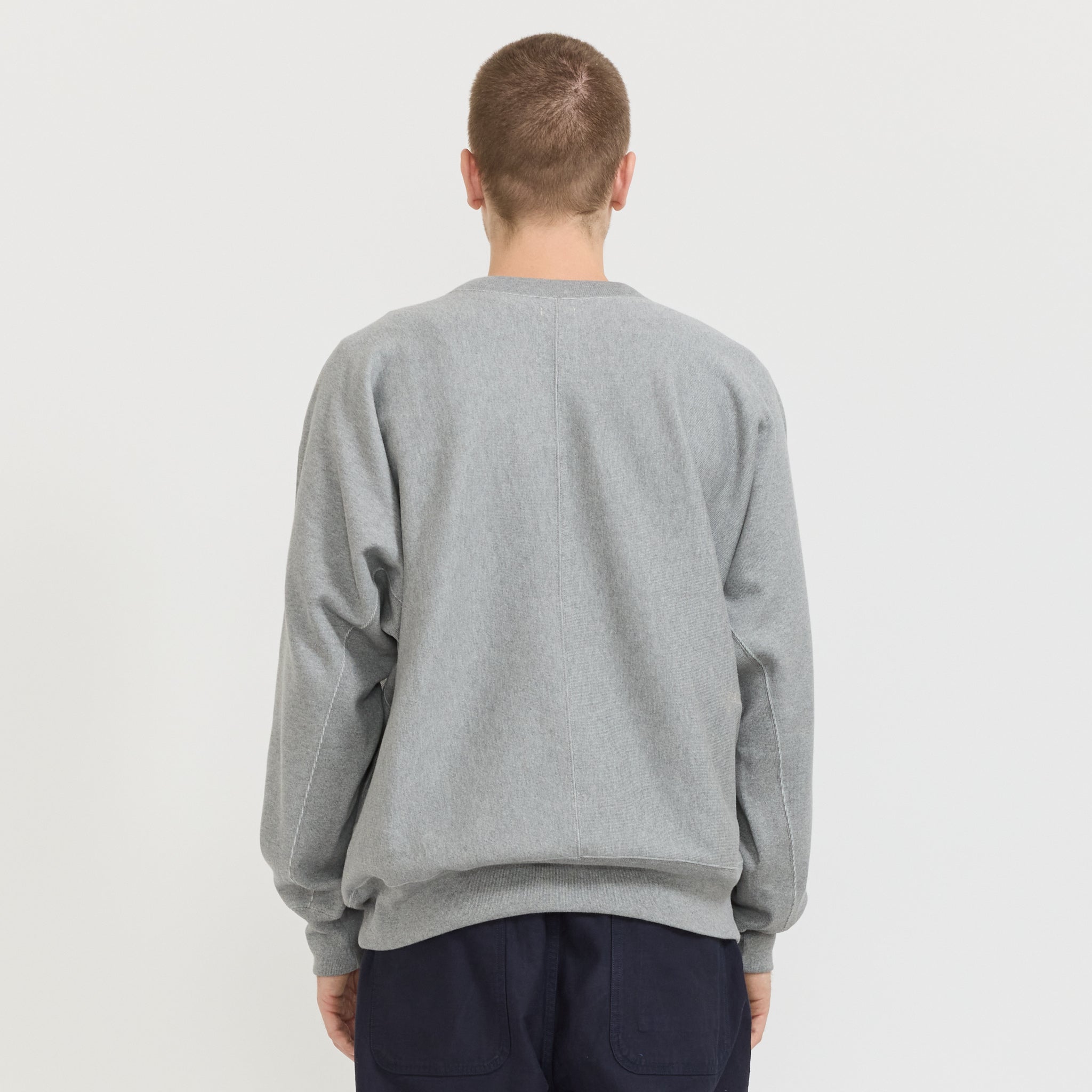Crew Neck Sweat Heather Grey