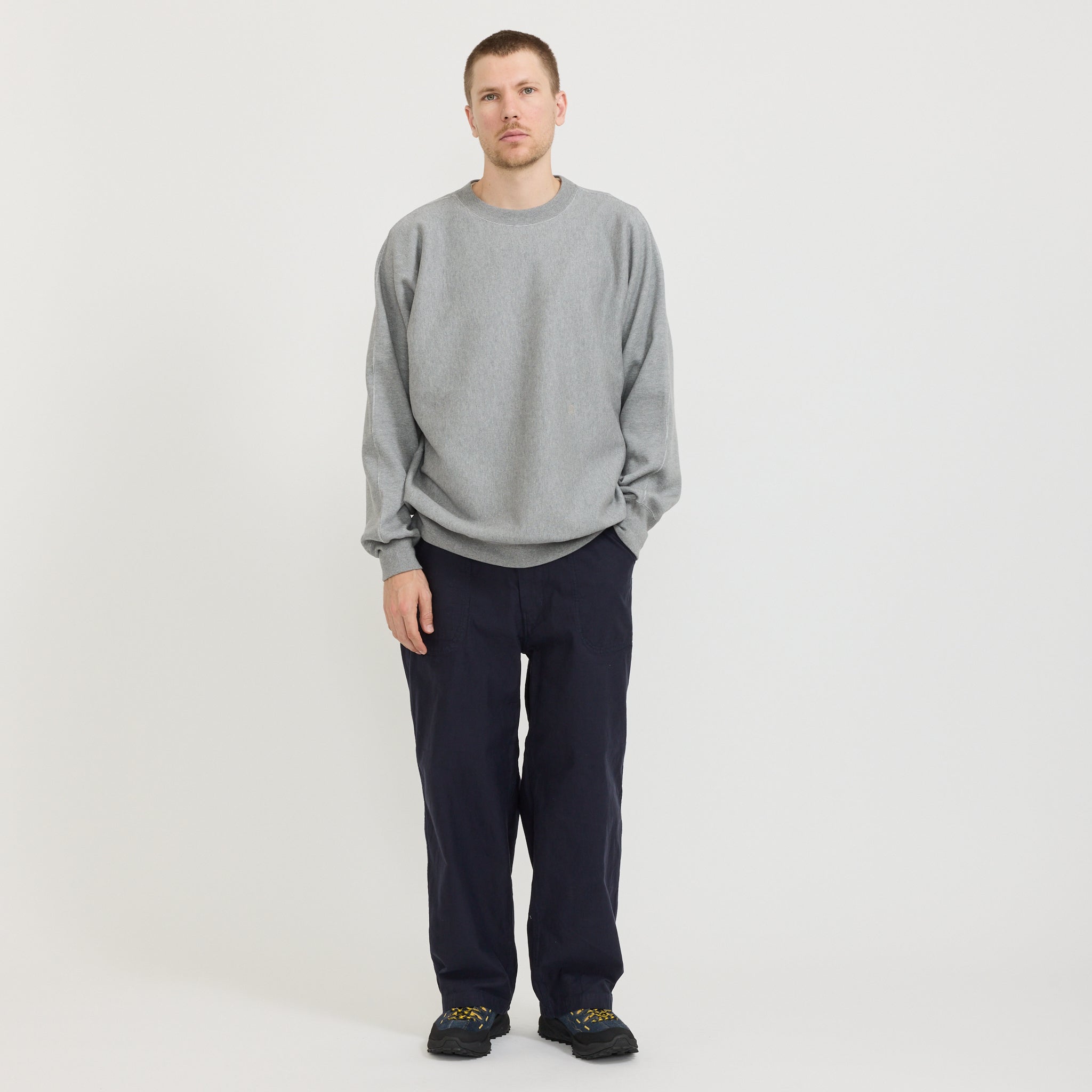Crew Neck Sweat Heather Grey