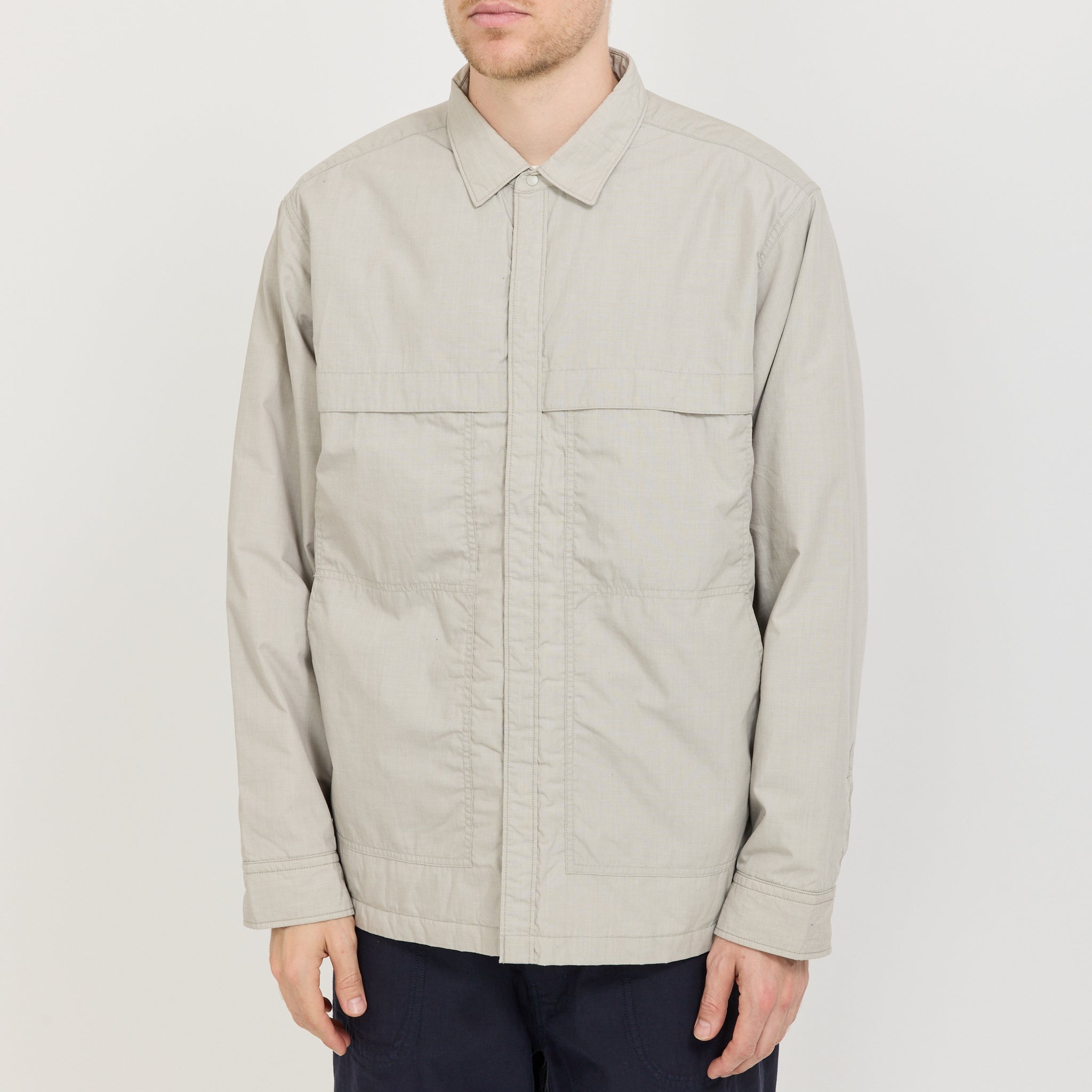 Insulation Shirt Jacket Beige