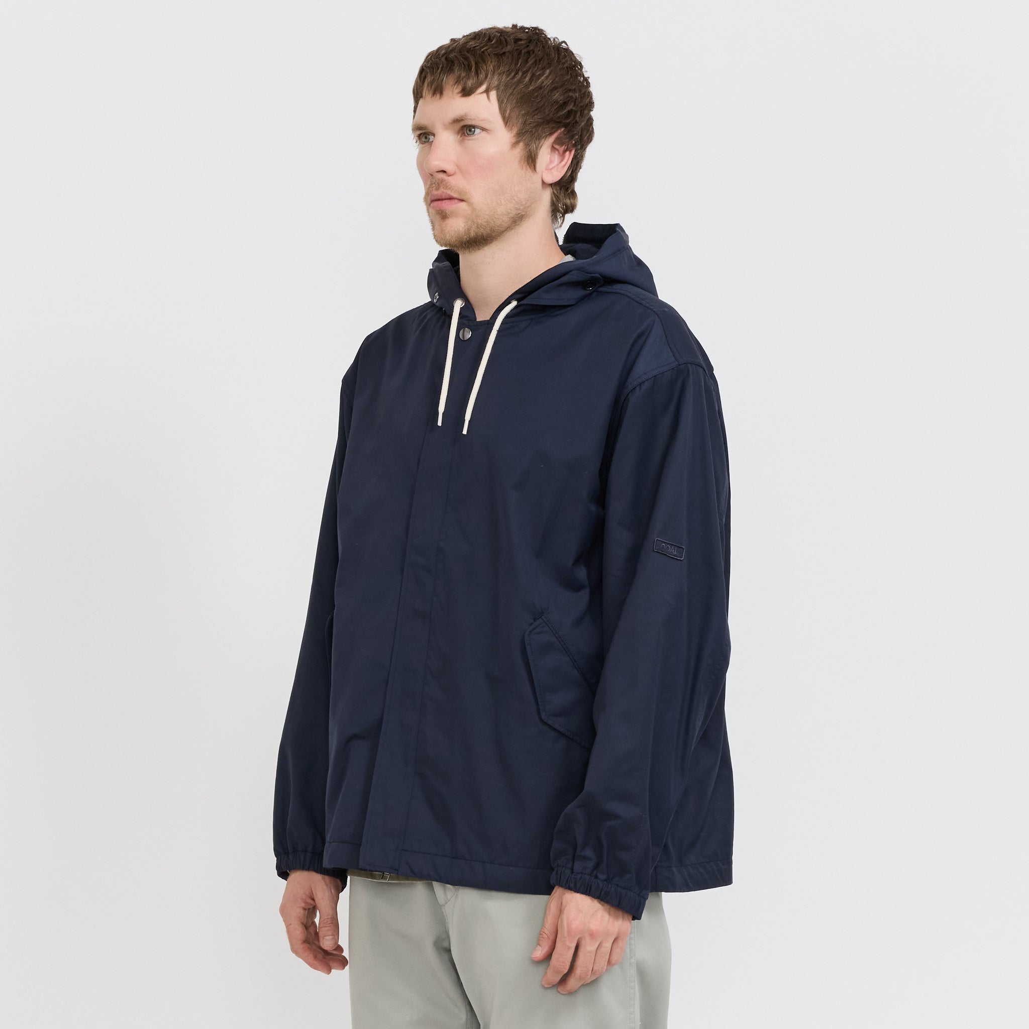 Nanamica Nylon Twill Hooded Jacket Navy | Maplestore