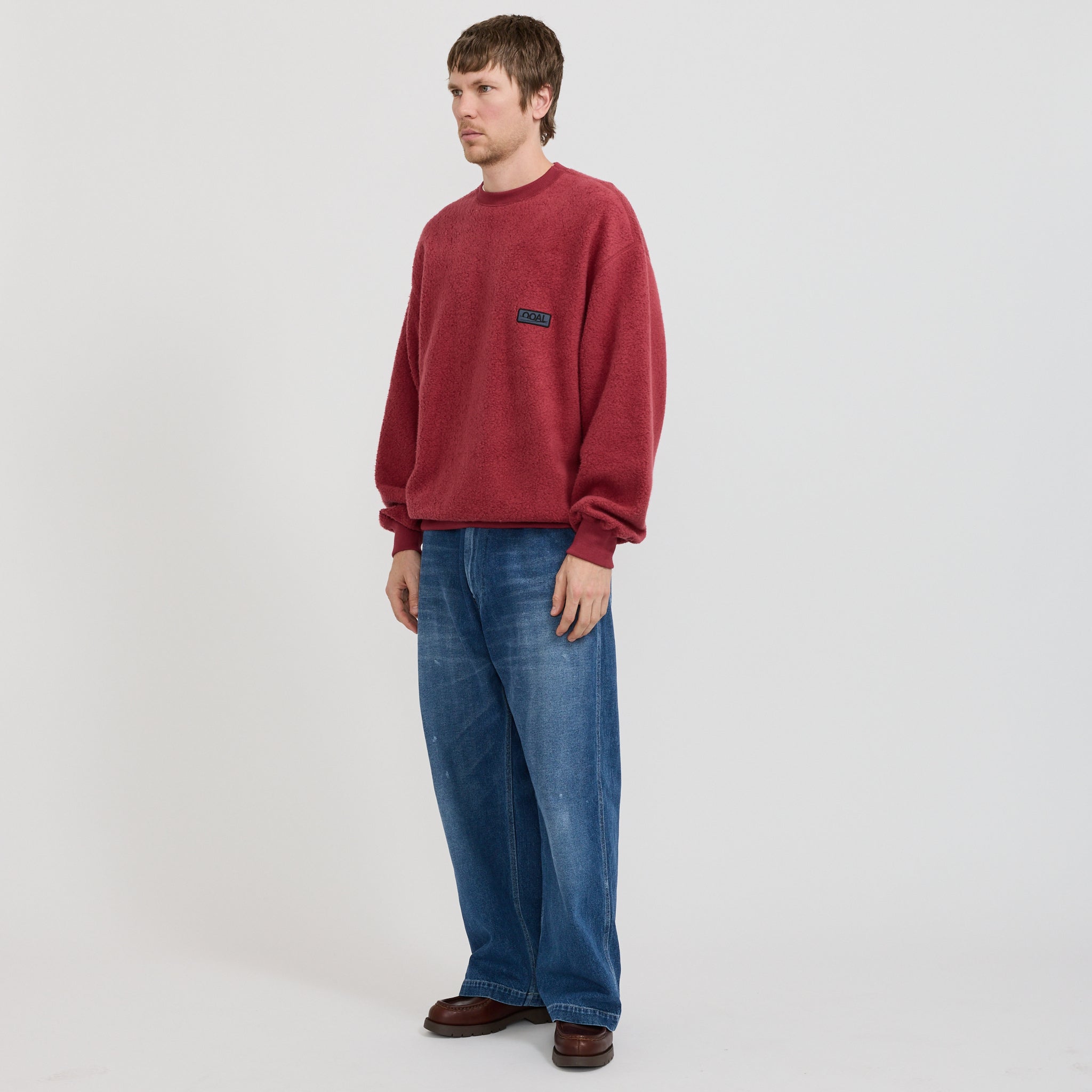 OOAL Crewneck Sweatshirt Dark Red