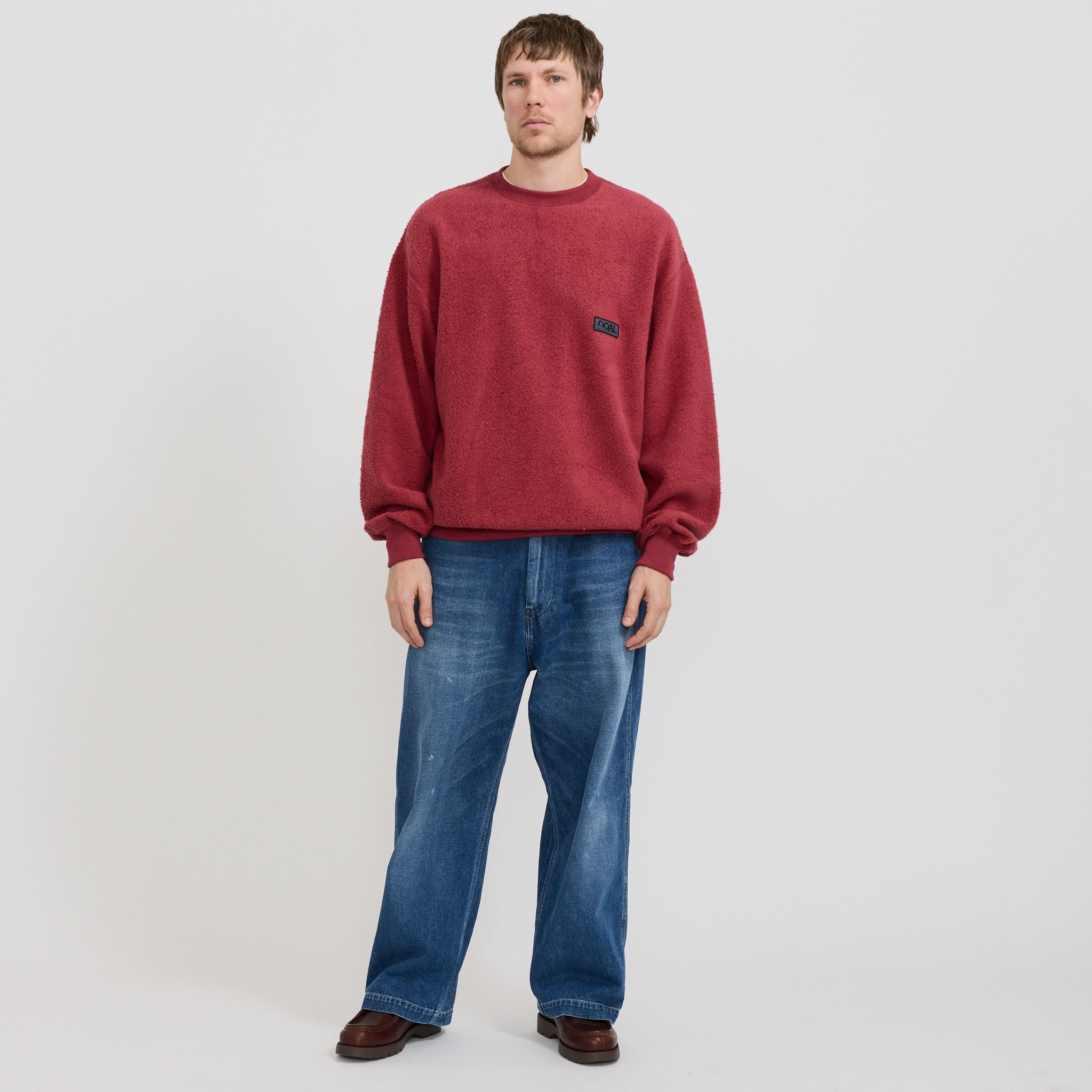 OOAL Crewneck Sweatshirt Dark Red