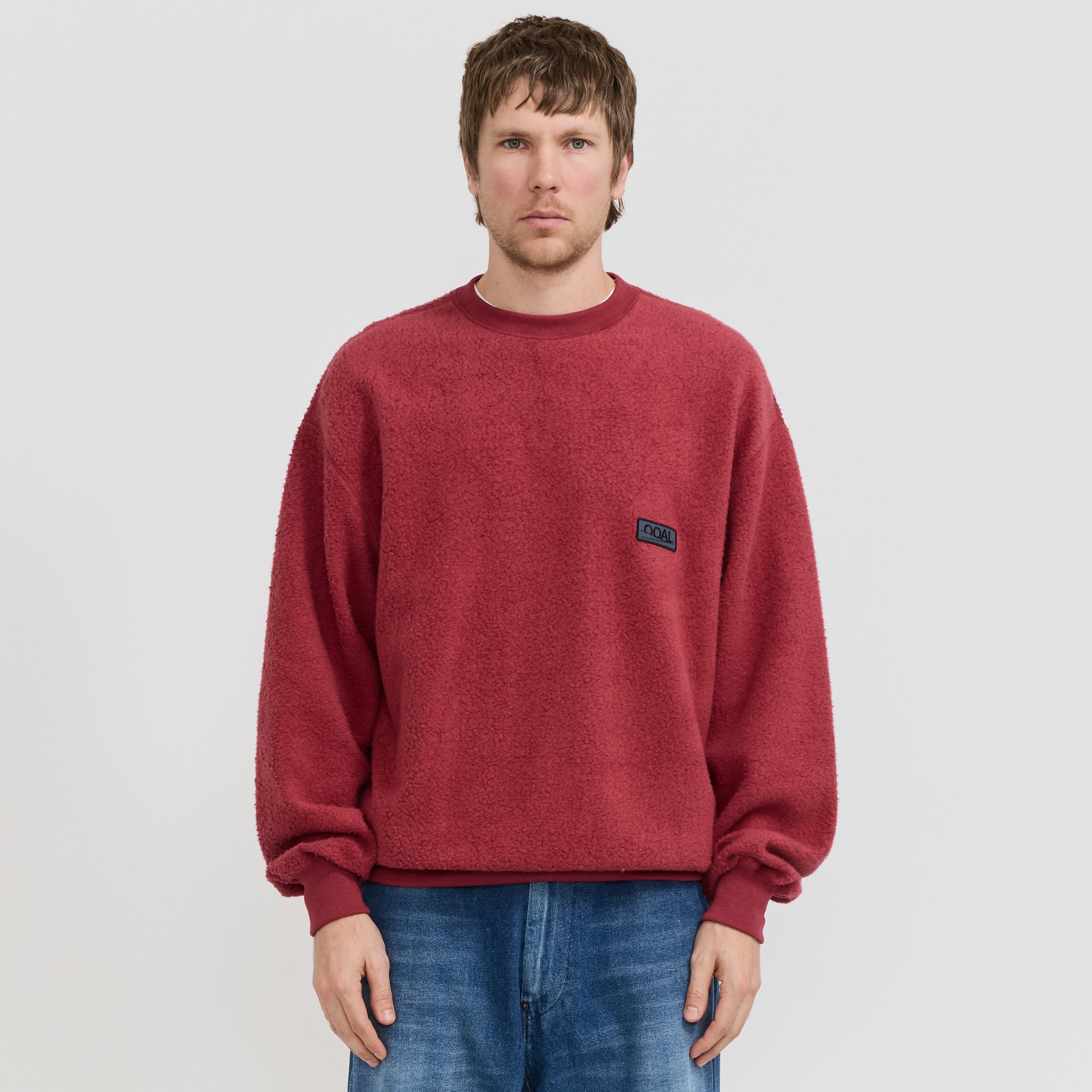 OOAL Crewneck Sweatshirt Dark Red