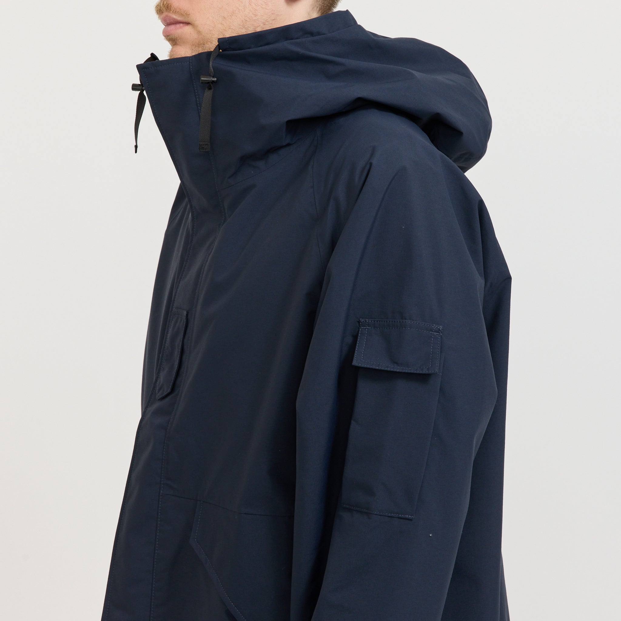 Nanamica 2L Nylon Gore-Tex Cruiser Jacket Navy | Maplestore