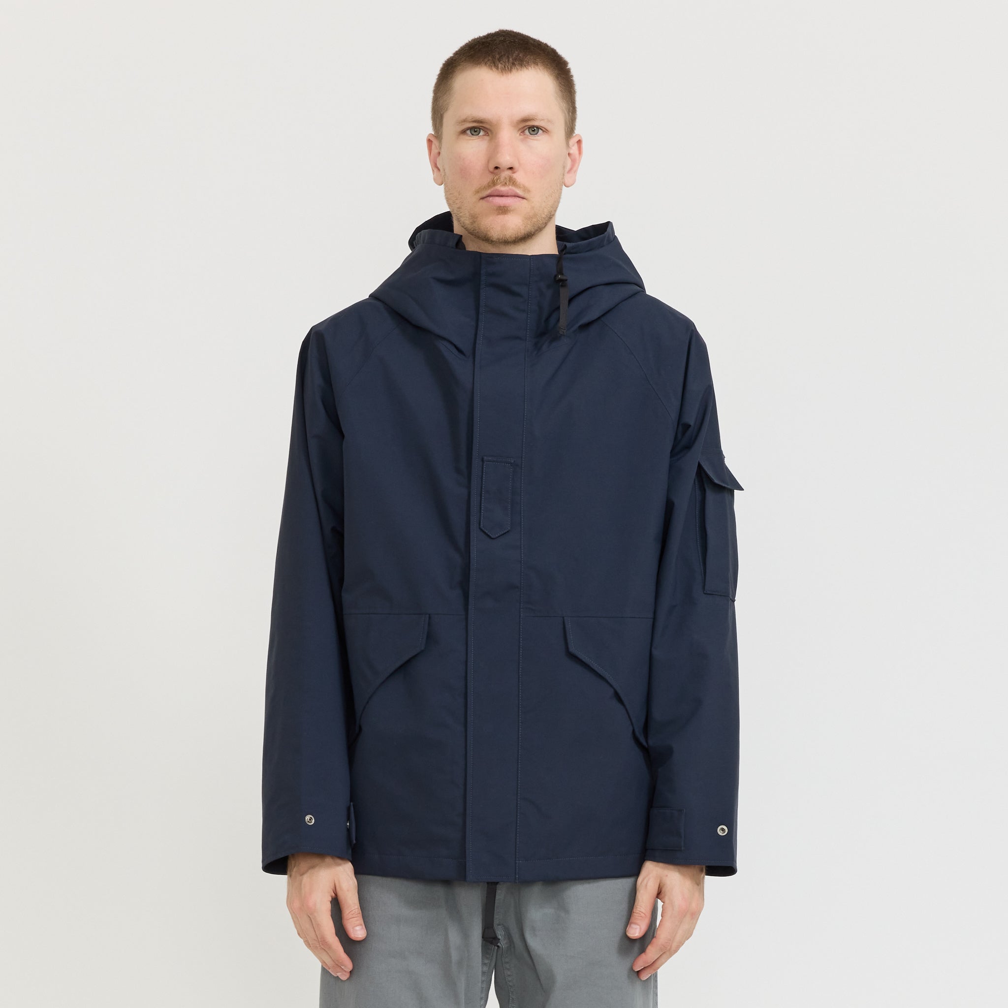 Nanamica 2L Nylon Gore-Tex Cruiser Jacket Navy | Maplestore