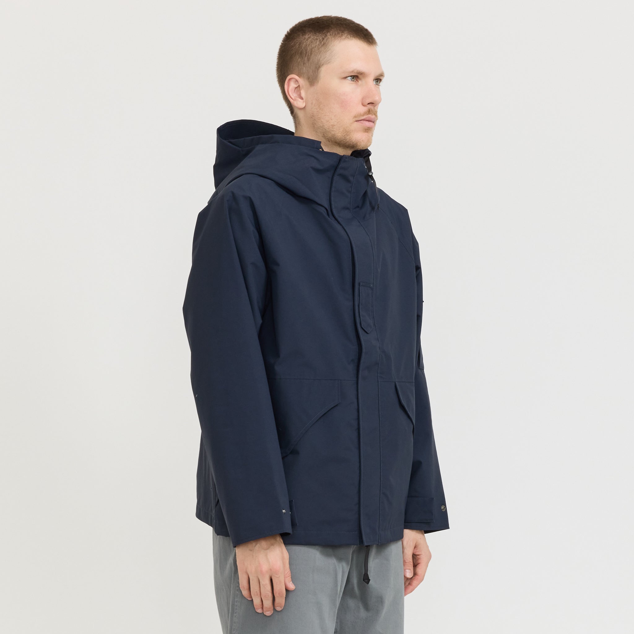 2L Nylon Gore-Tex Cruiser Jacket Navy