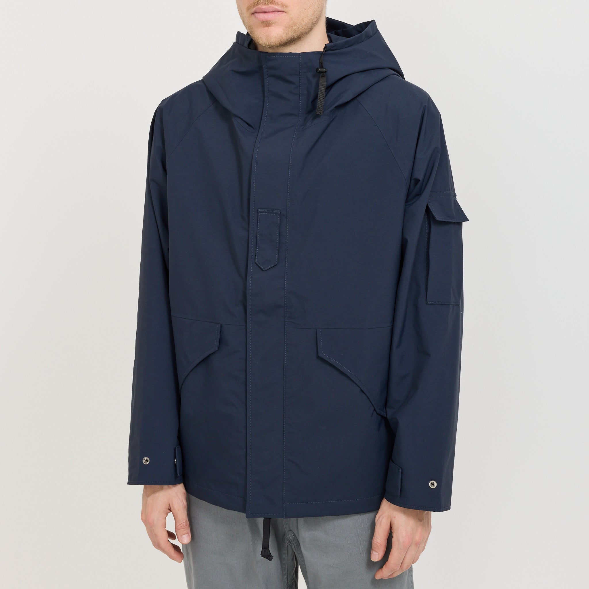 2L Nylon Gore-Tex Cruiser Jacket Navy for Men | Maplestore