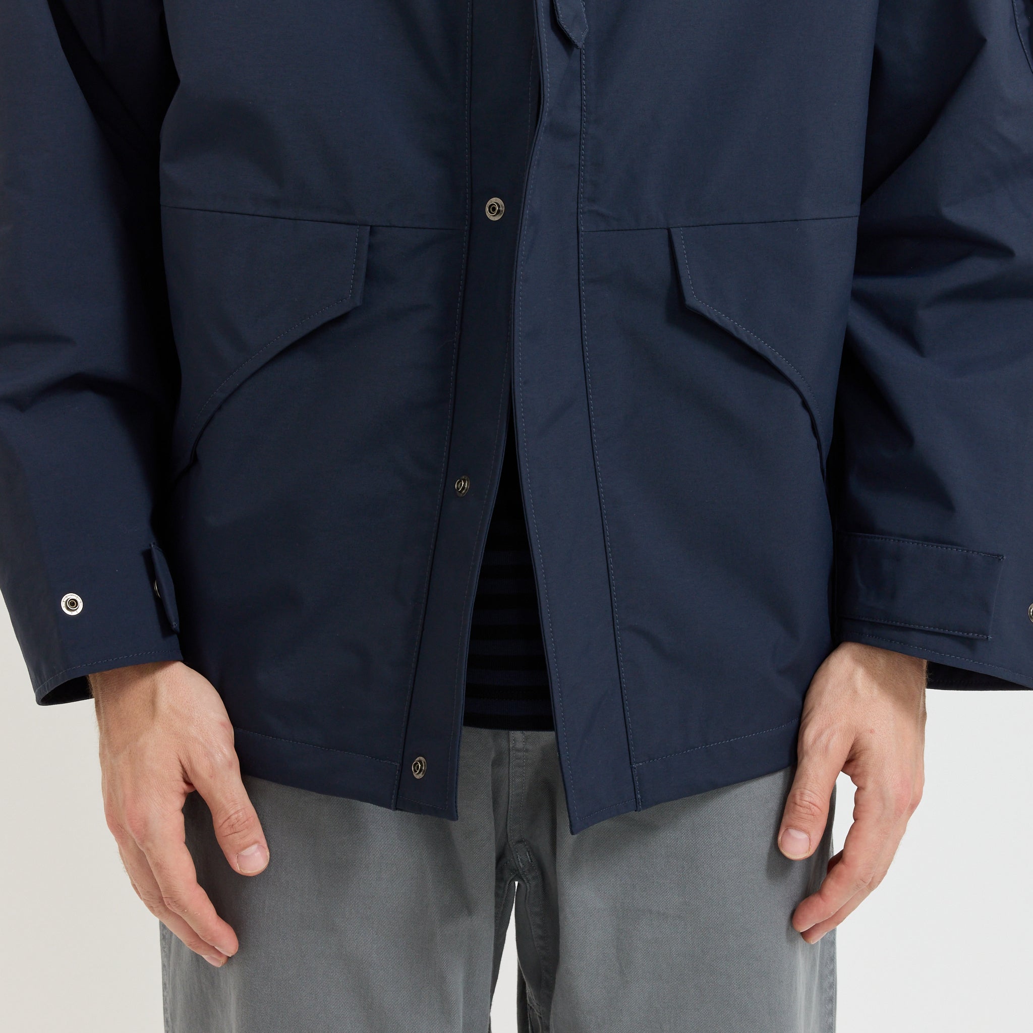 2L Nylon Gore-Tex Cruiser Jacket Navy