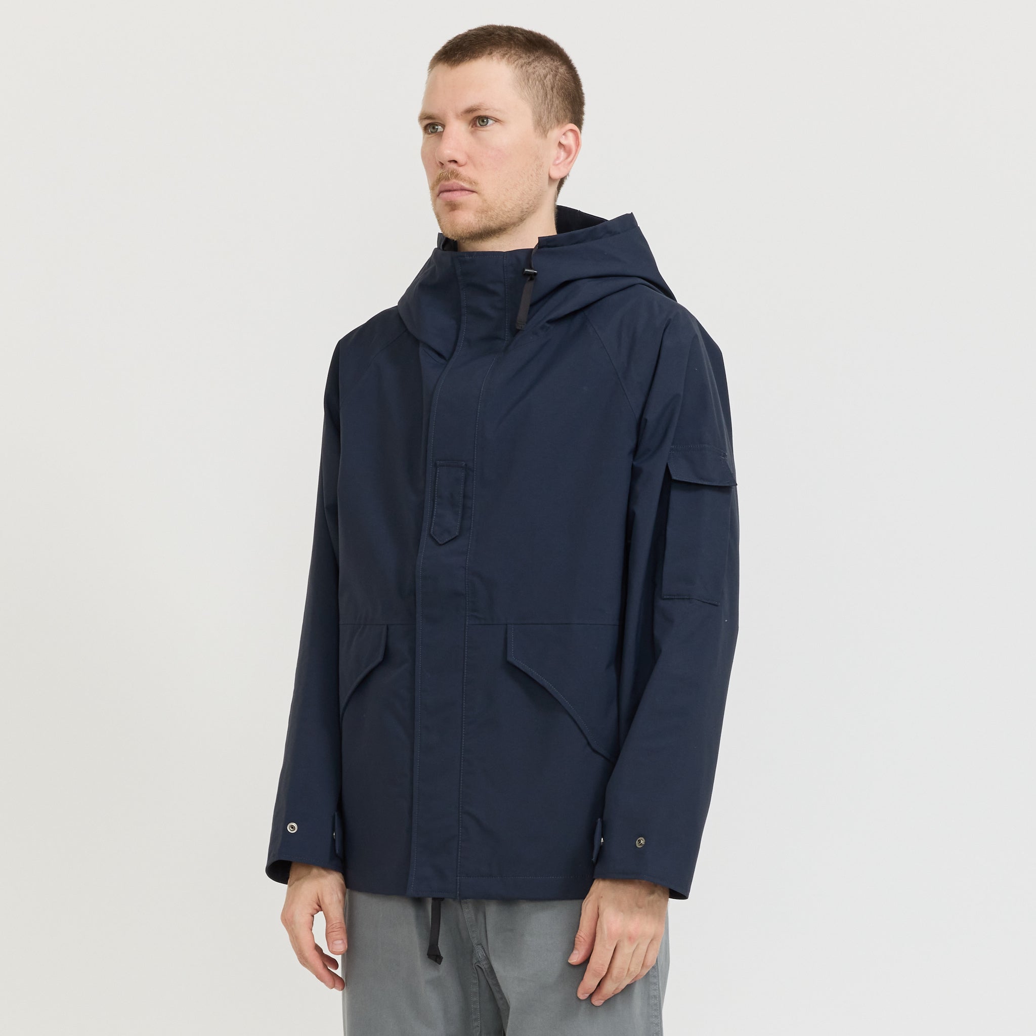 2L Nylon Gore-Tex Cruiser Jacket Navy