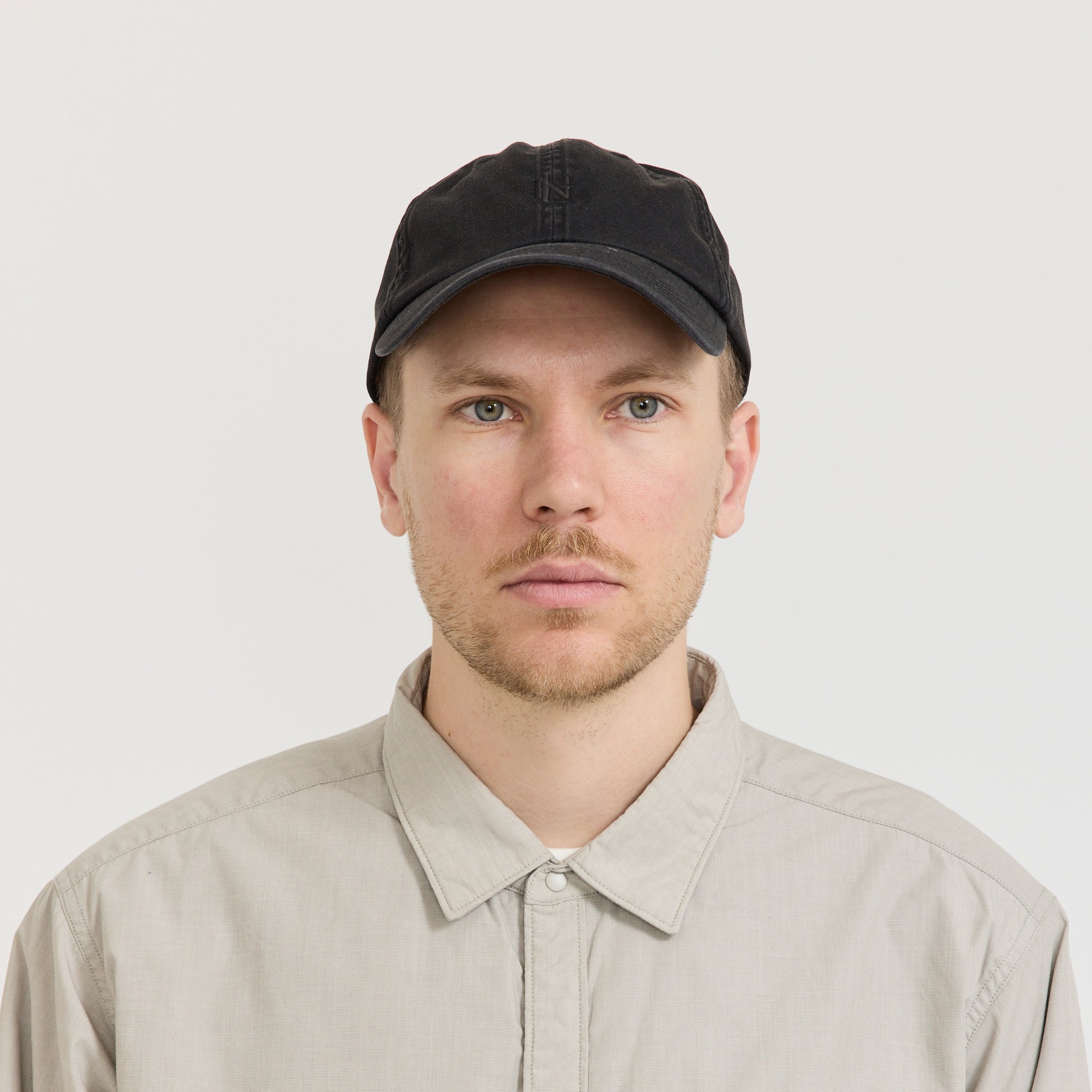 Washed Chino Cap Black