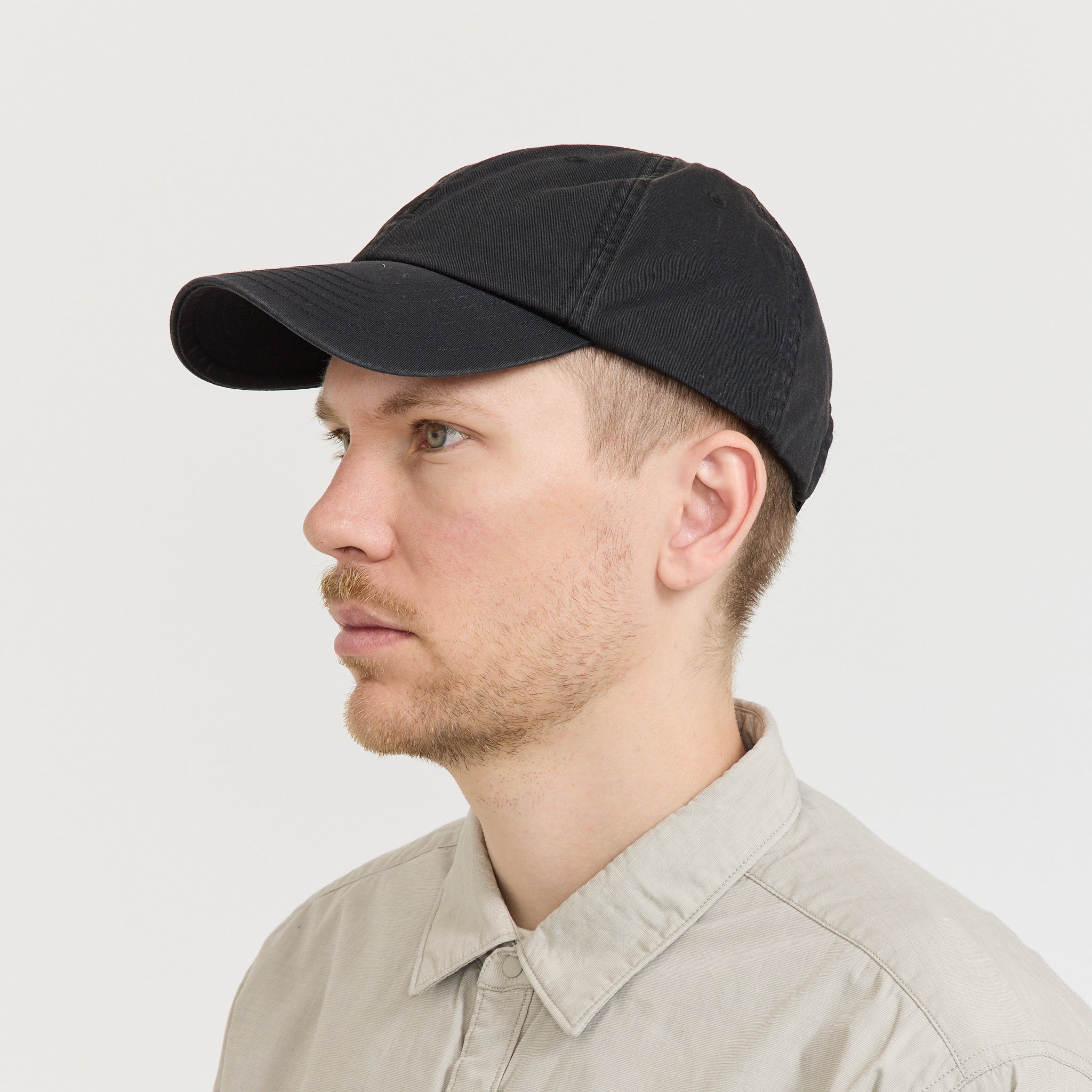 Washed Chino Cap Black