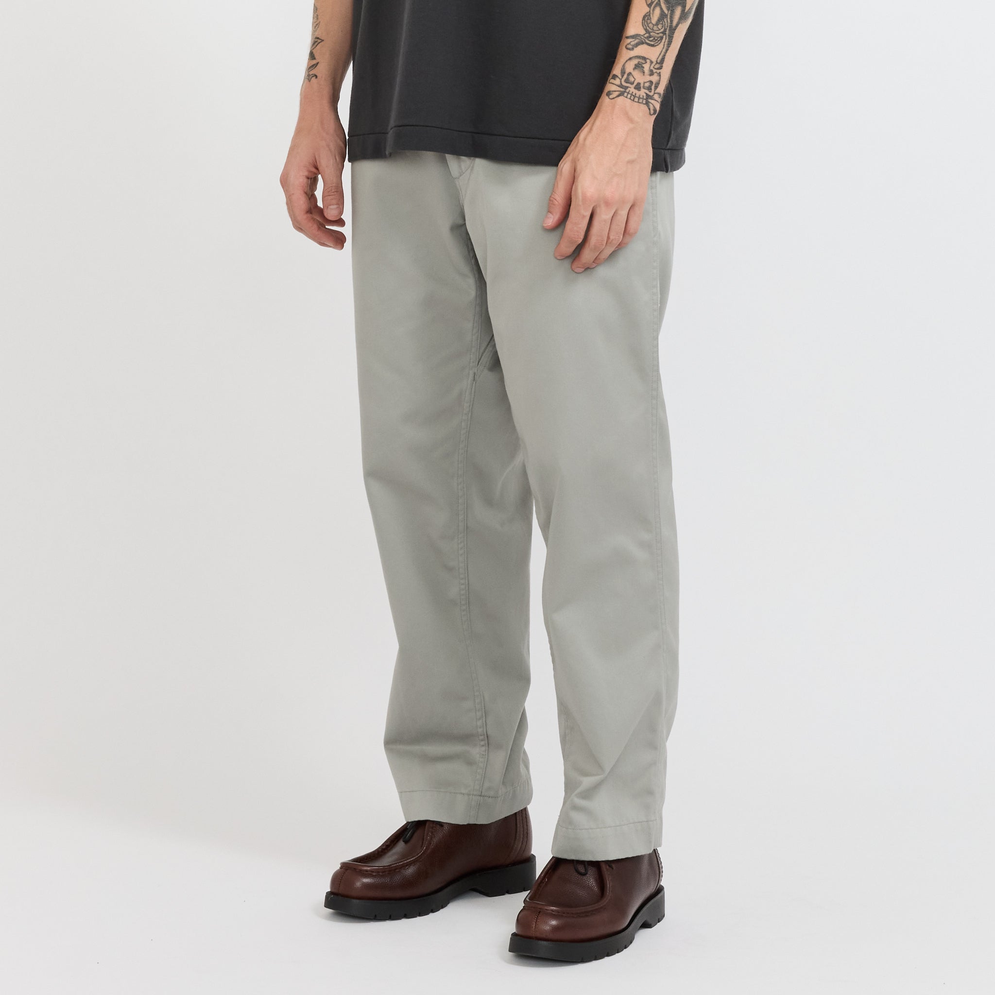 Nanamica | Wide Chino Pants Light Grey | Maplestore