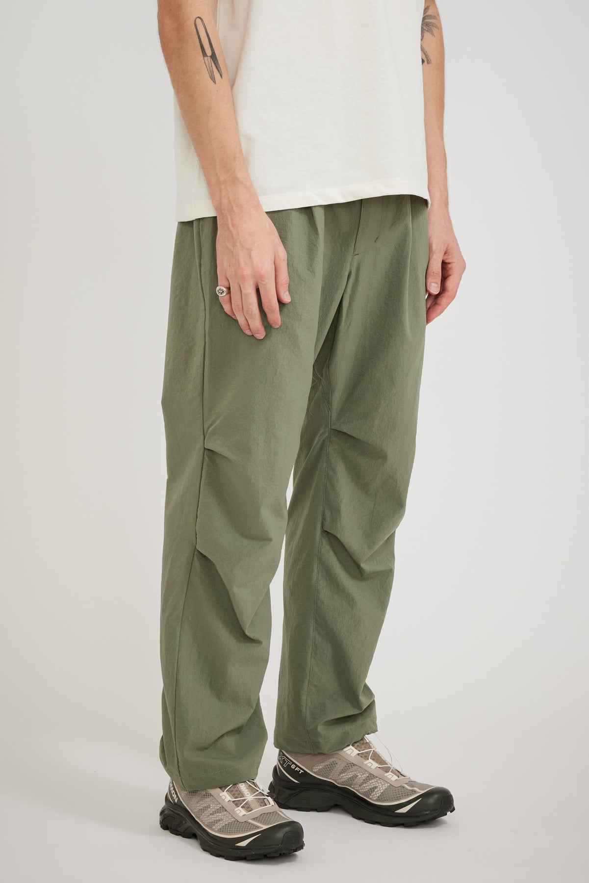 NANGA Air Cloth Comfy Pants Olive Drab | Maplestore