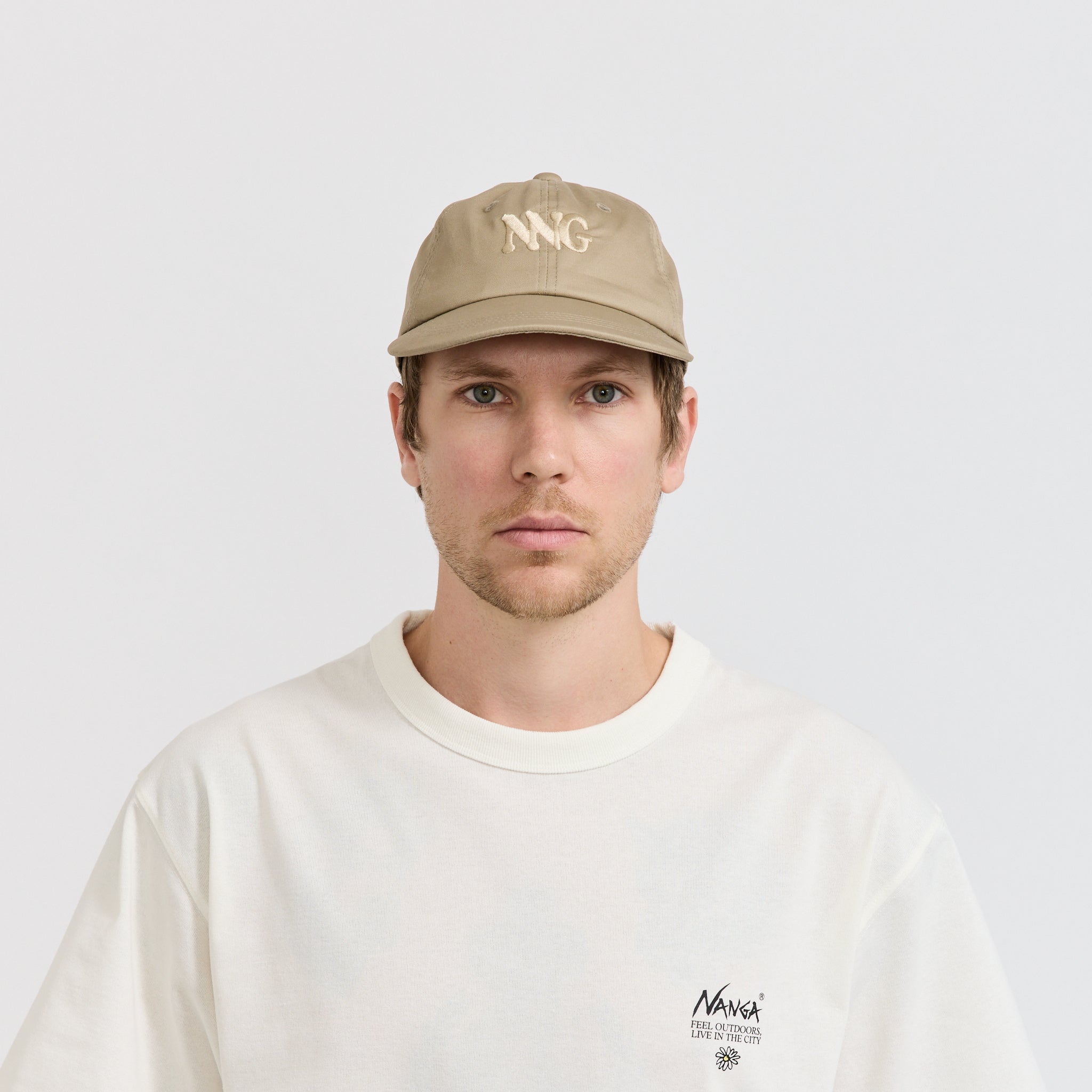 Cotton Twill NNG Logo Cap Beige