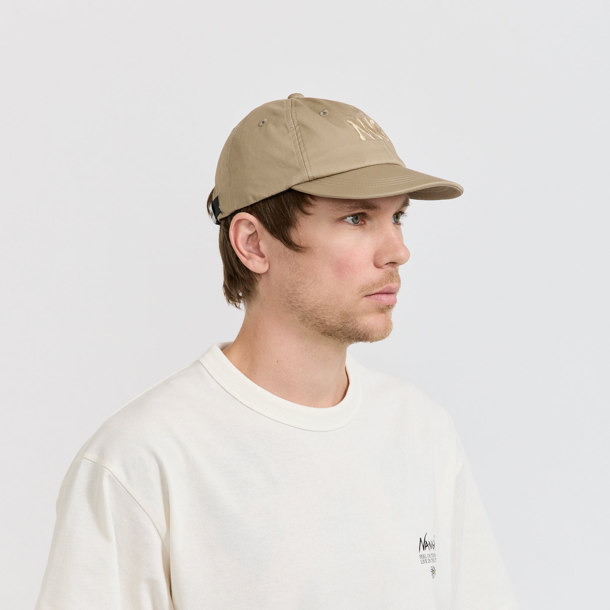 Cotton Twill NNG Logo Cap Beige