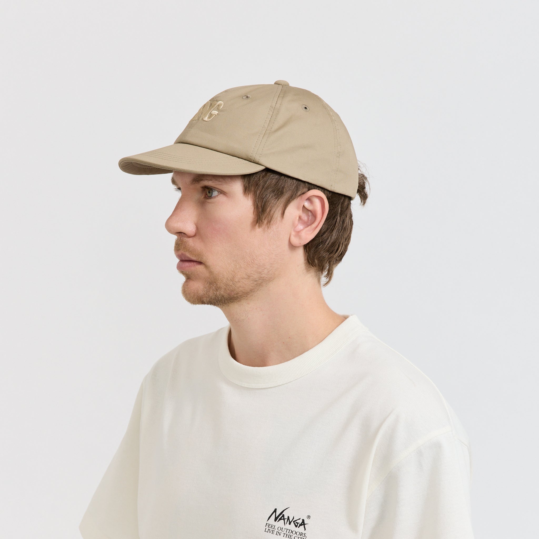 Cotton Twill NNG Logo Cap Beige