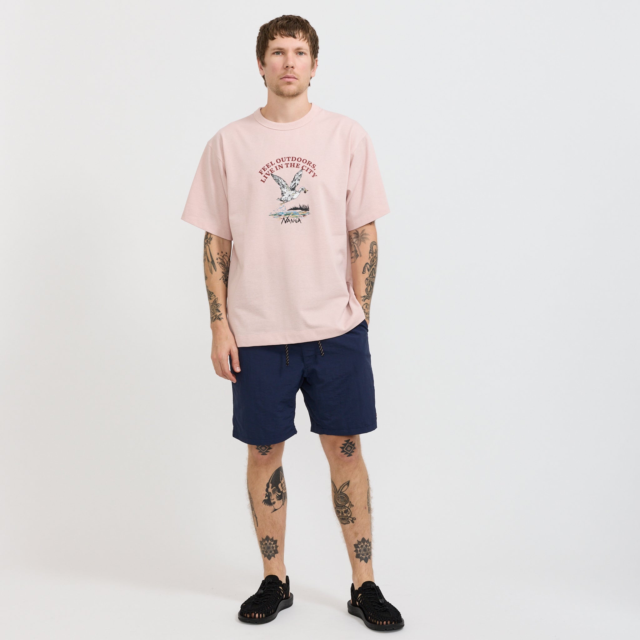 Eco Hybrid Duck Vintage Tee Pink