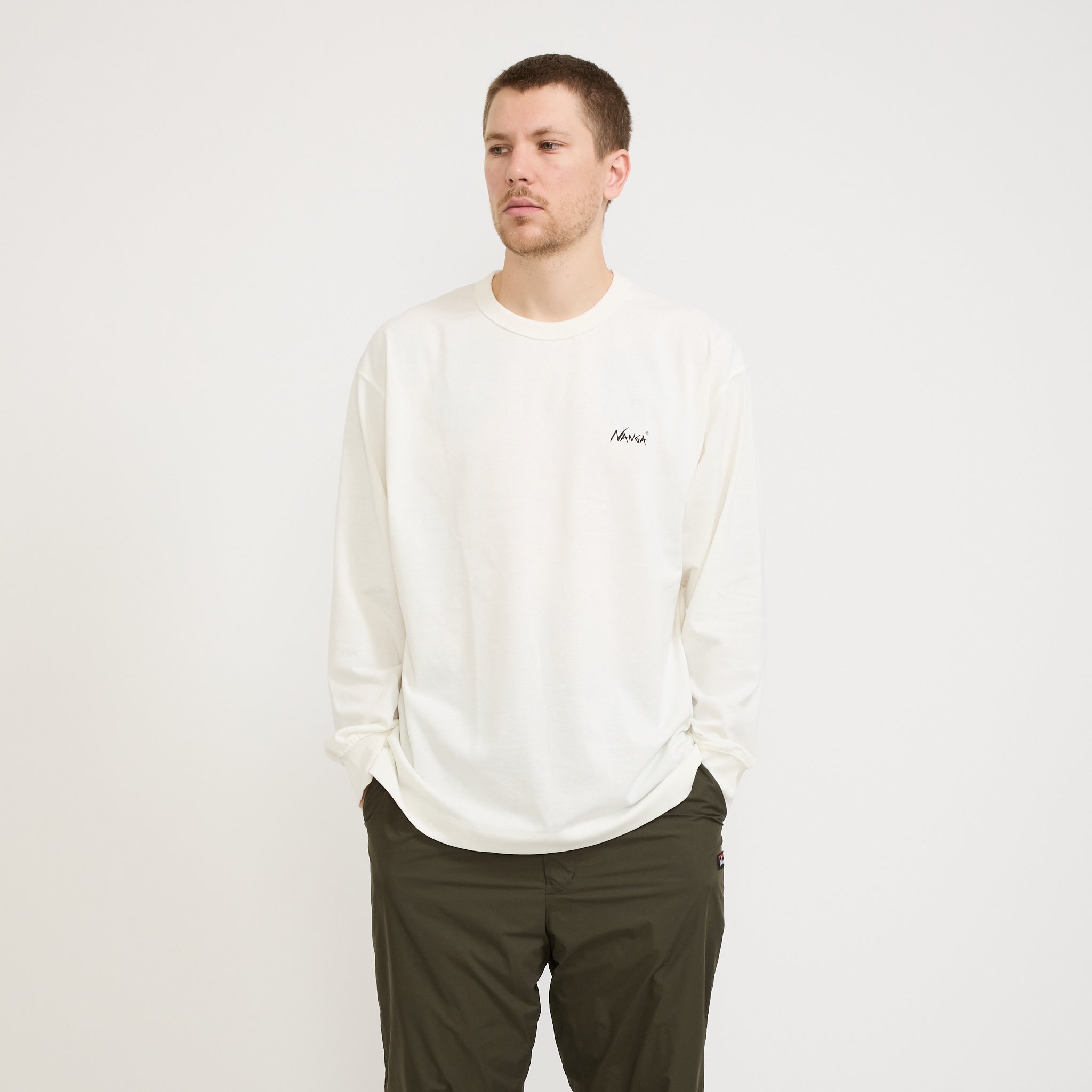 Eco Hybrid Life Is A Journey L/S T-Shirt White
