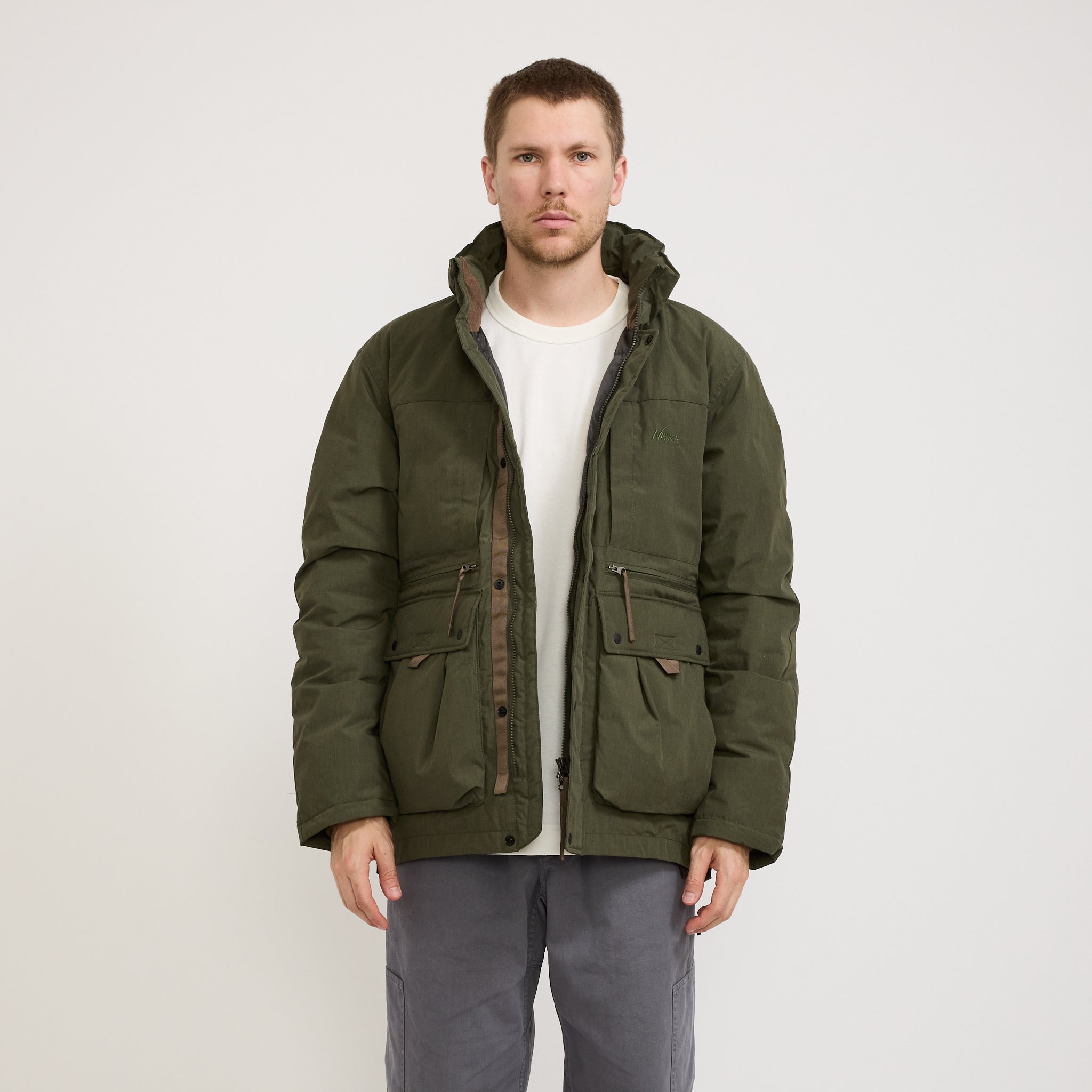 Nanga Hinoc Down Jacket Khaki | Maplestore