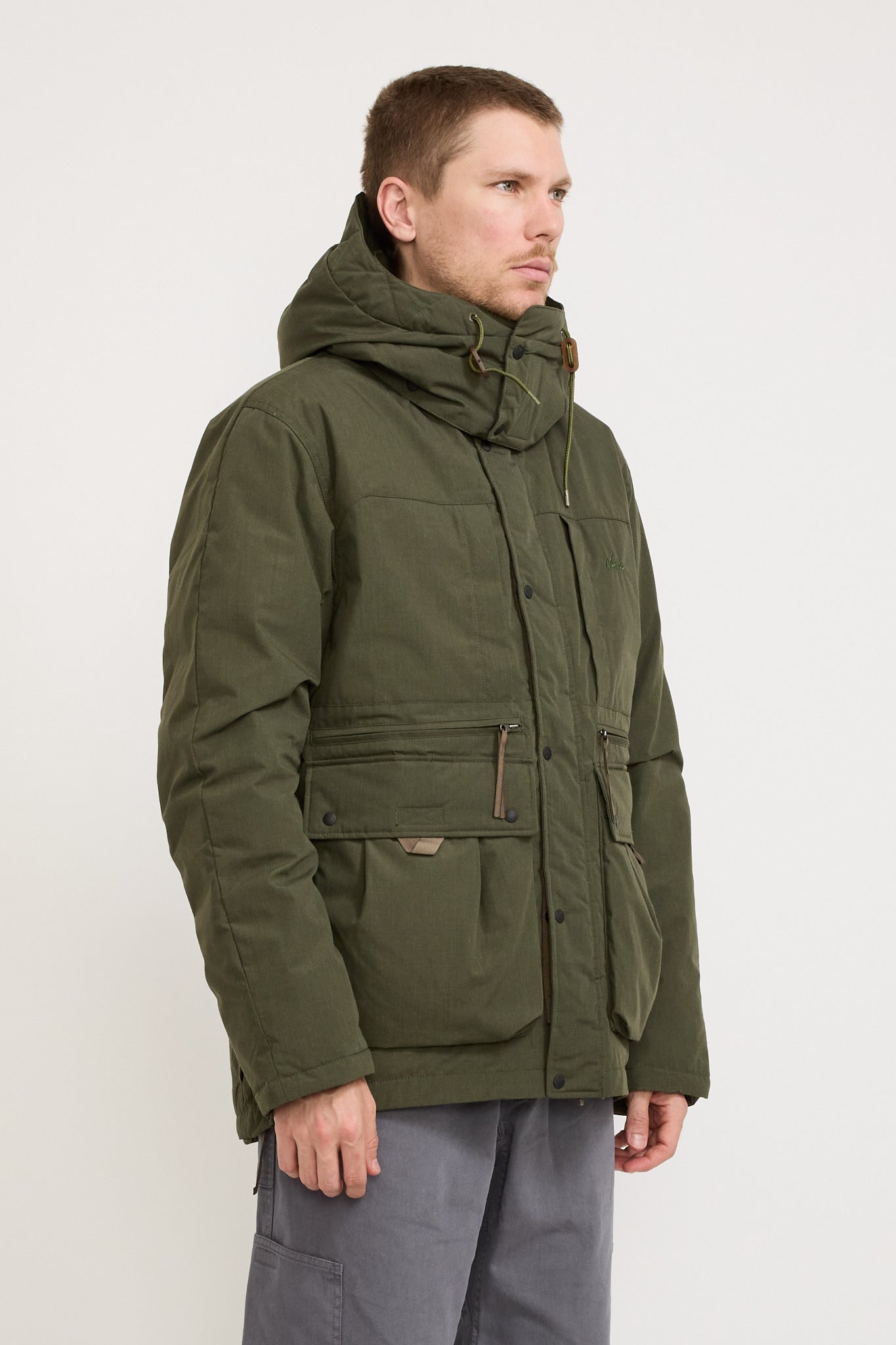 Hinoc Down Jacket Khaki