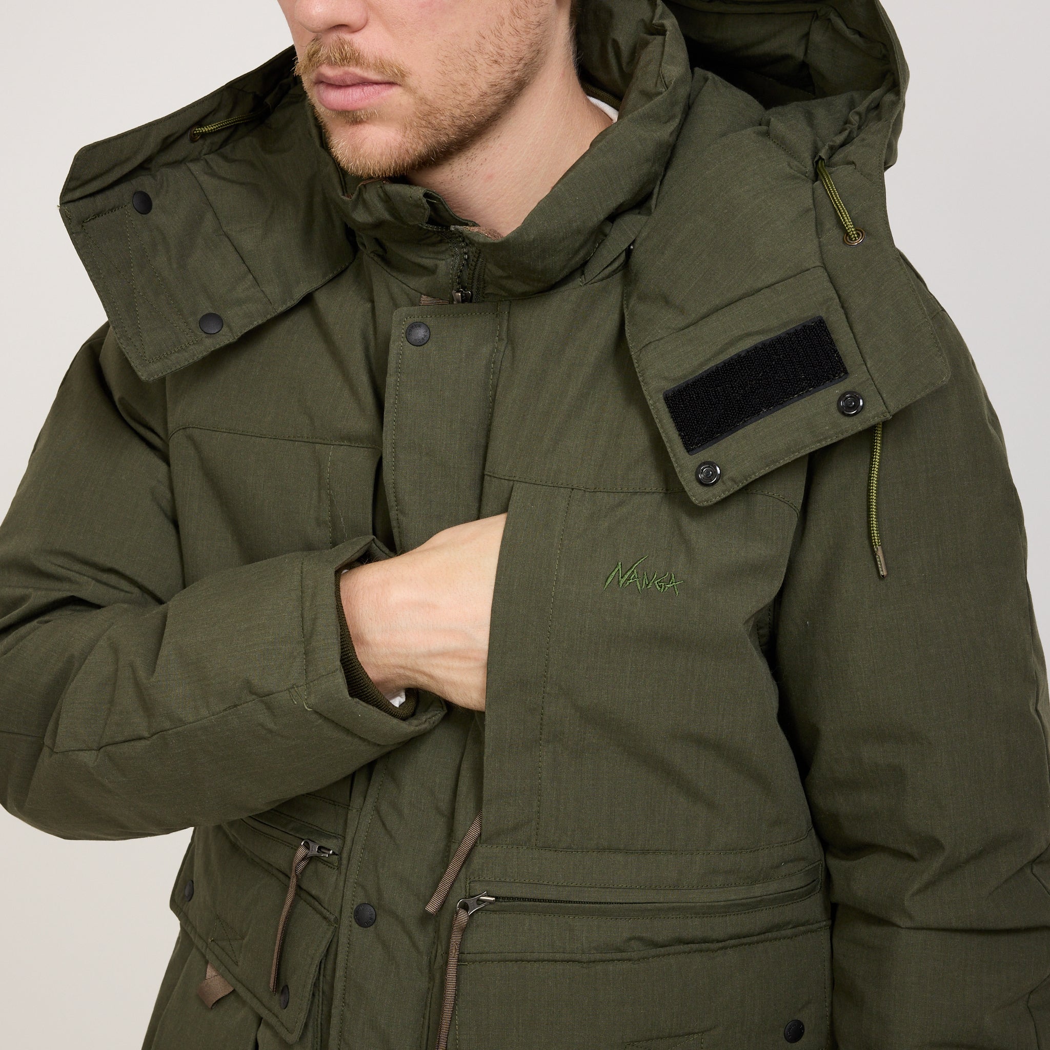 Nanga | Hinoc Down Jacket Khaki | Maplestore