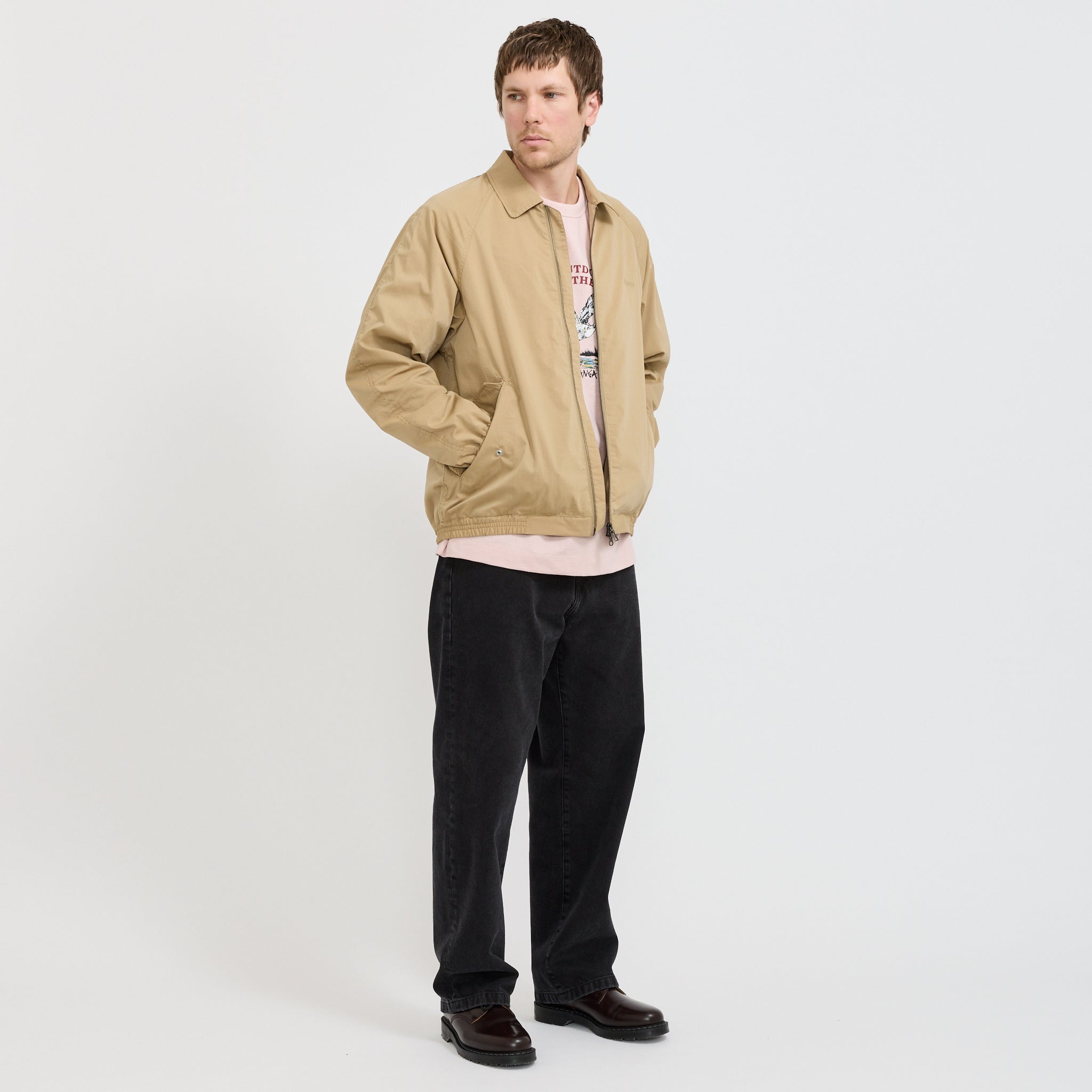 Nanga Hinoc Ripstop Drizzler Jacket Beige | Maplestore