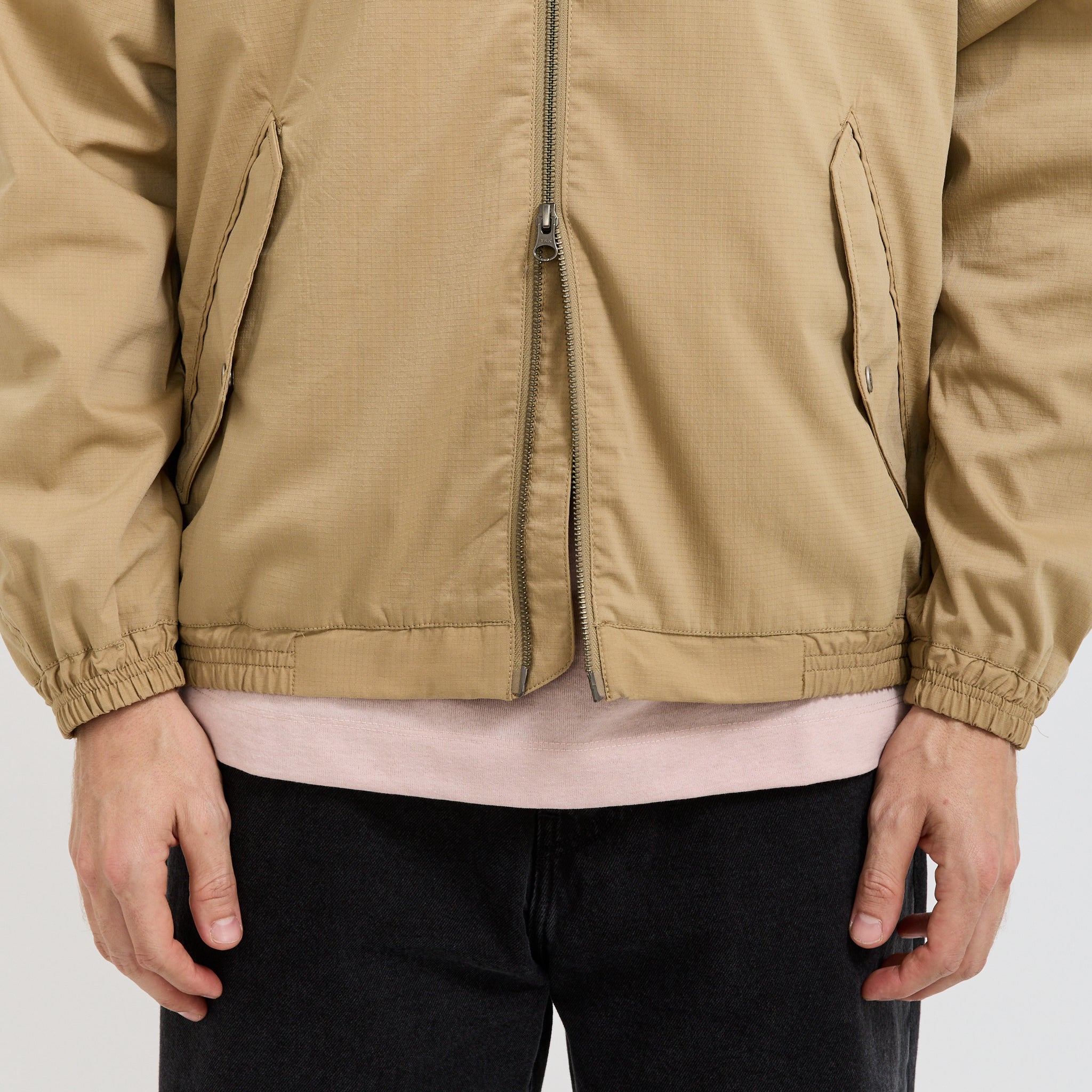 Hinoc Ripstop Drizzler Jacket Beige