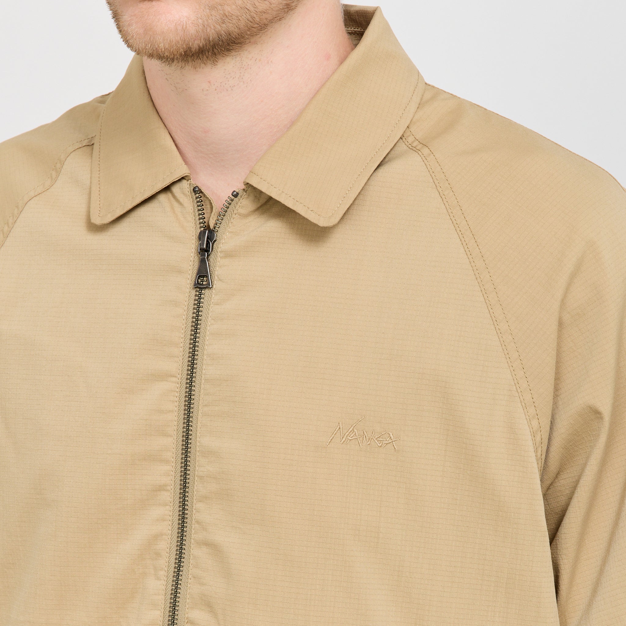 Hinoc Ripstop Drizzler Jacket Beige