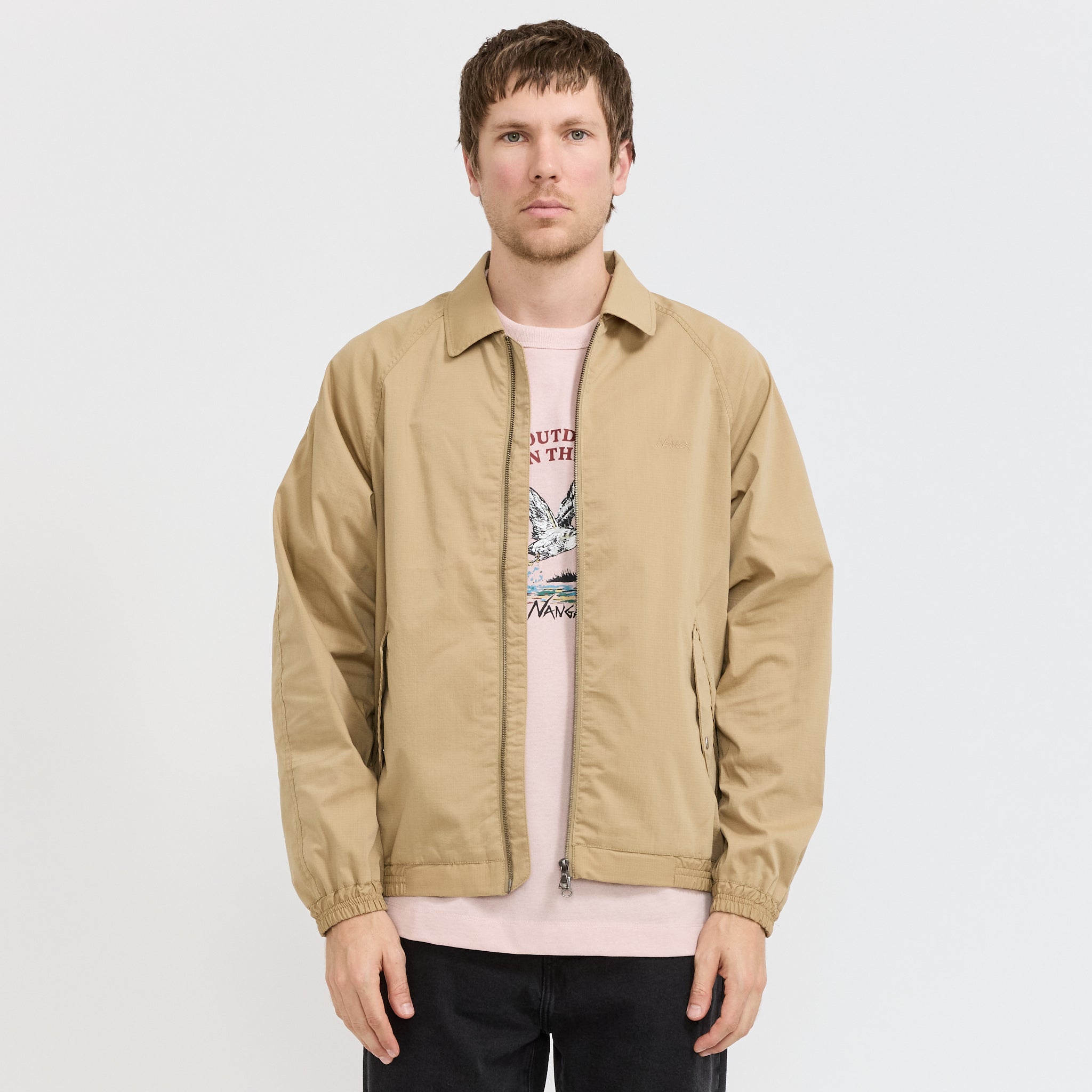 Nanga Hinoc Ripstop Drizzler Jacket Beige | Maplestore