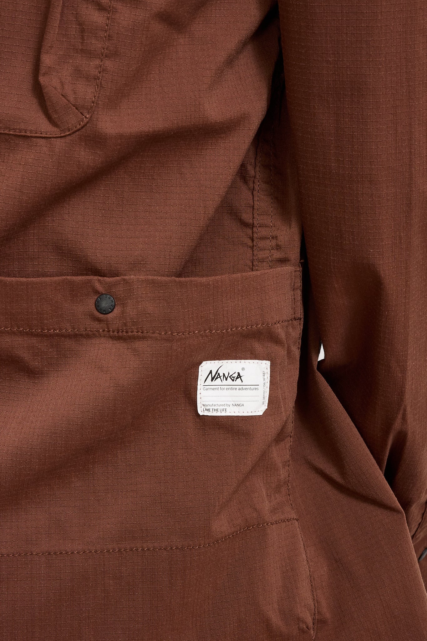 Hinoc Ripstop Camp Shirt Brown