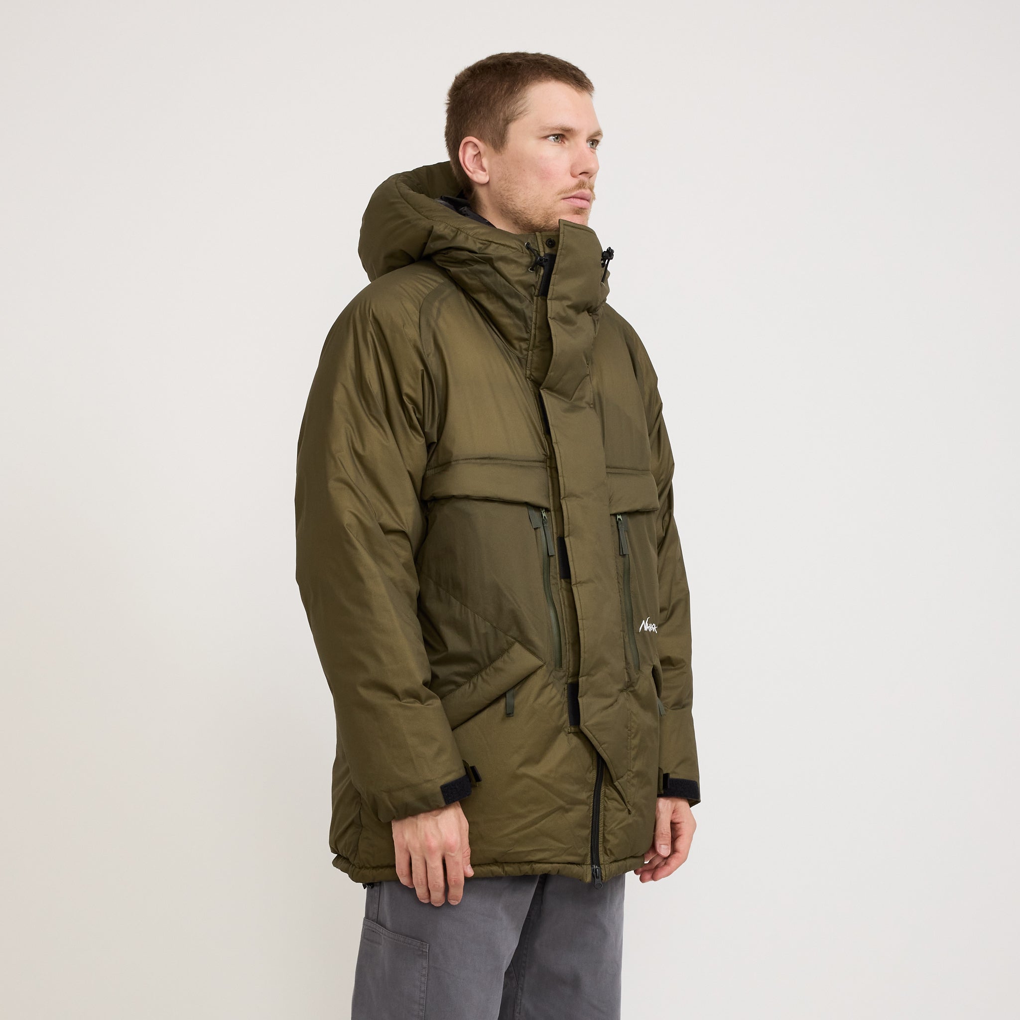 Nanga | Mountain Belay Coat Khaki | Maplestore