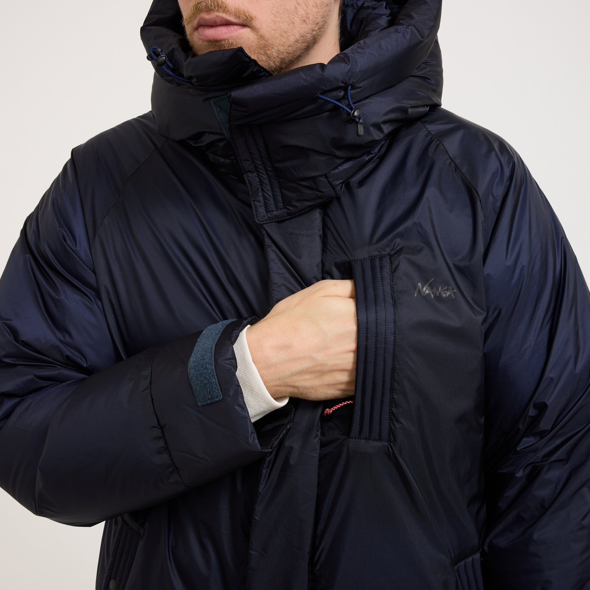 Nanga | Aurora Tex Light Utility Down Jacket Dark Navy | Maplestore