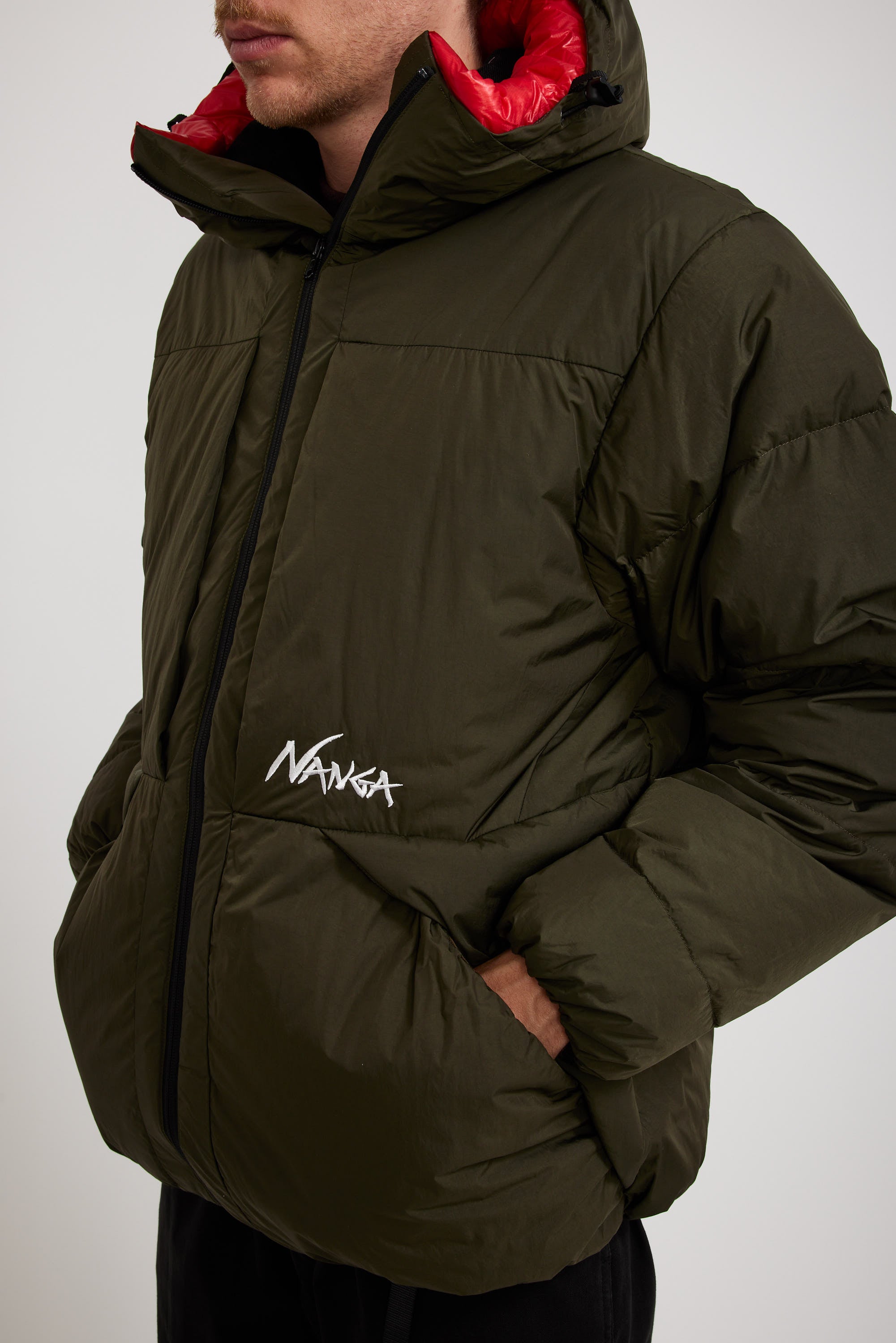 NANGA | Northern Lights Down Jacket Khaki | Maplestore